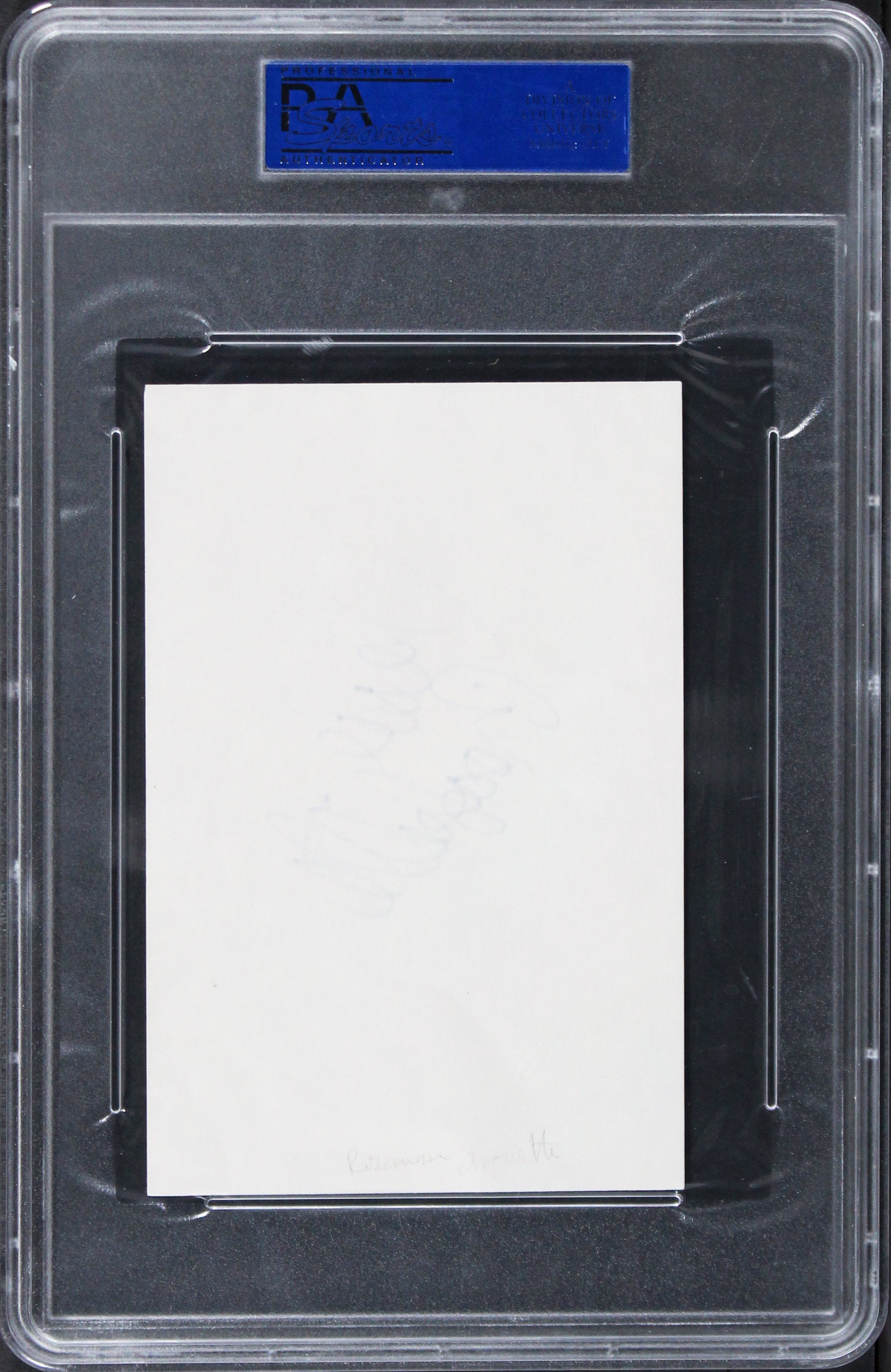 Rosanna Arquette Authentic Signed 4x6 Index Card Autographed PSA/DNA Slabbed 3