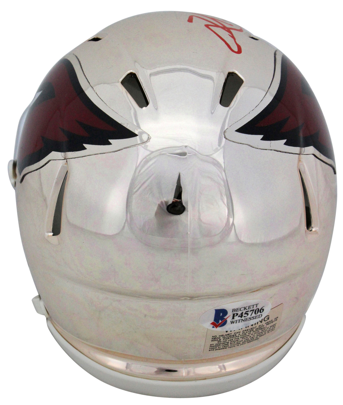 Cardinals Kyler Murray Authentic Signed Chrome Speed Mini Helmet BAS Witnessed