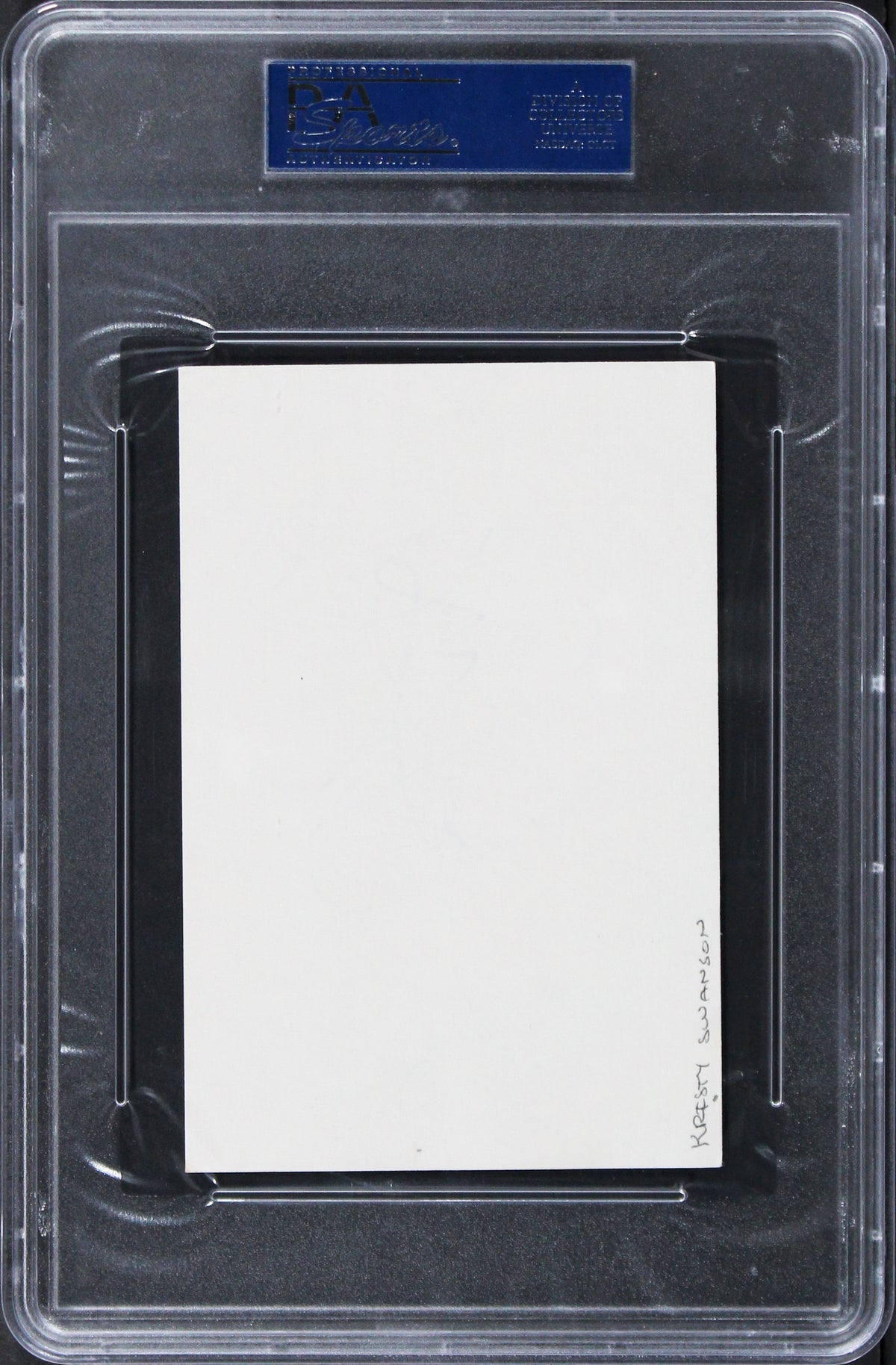 Kristy Swanson Authentic Signed 4x6 Index Card Autographed PSA/DNA Slabbed 2