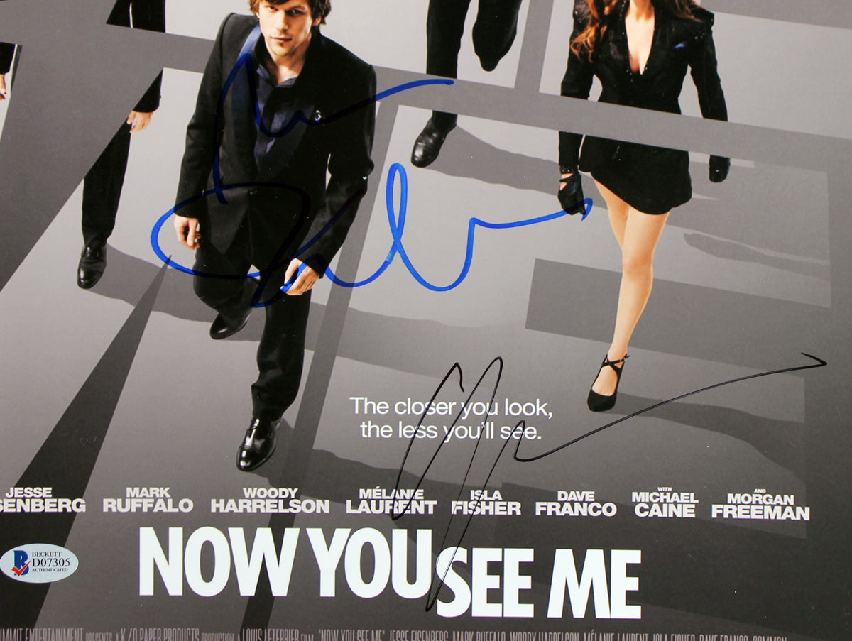 Isla Fisher & Mark Ruffalo Now You See Me Signed 12x18 Photo BAS #D07305