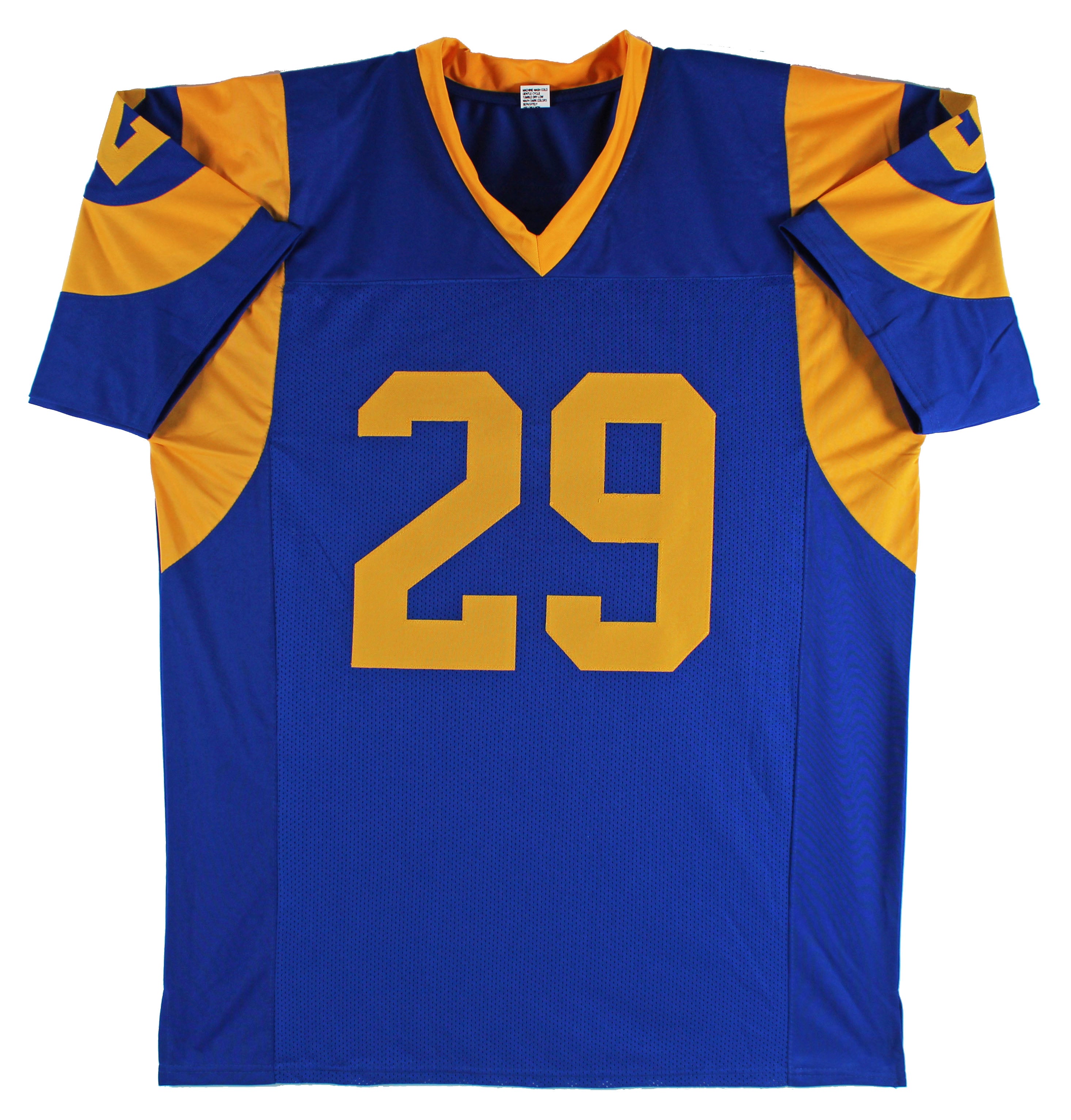Eric Dickerson "HOF 99" Authentic Signed Blue Pro Style Jersey BAS Witnessed 1