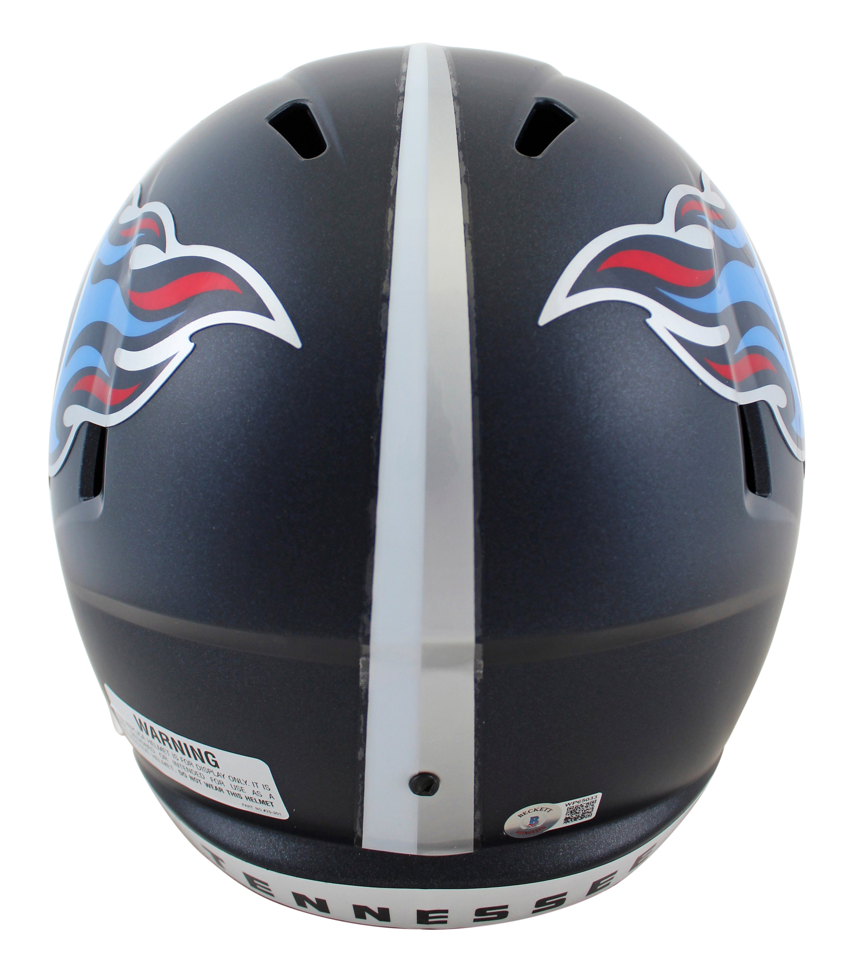 Titans A.J. Brown Authentic Signed Navy Full Size Speed Rep Helmet BAS Witnessed
