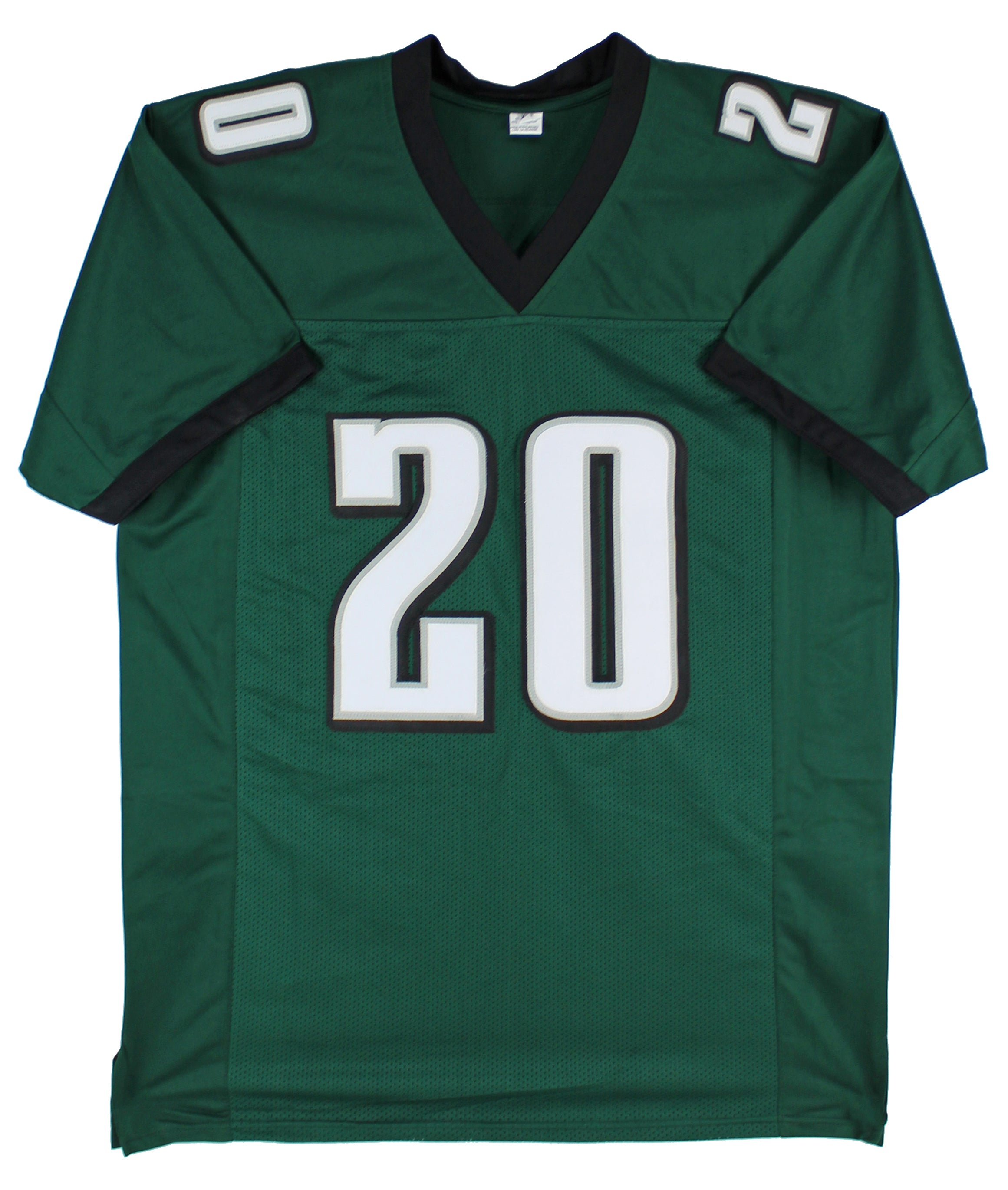 Brian Dawkins Authentic Signed Green Jersey Autographed BAS Witnessed