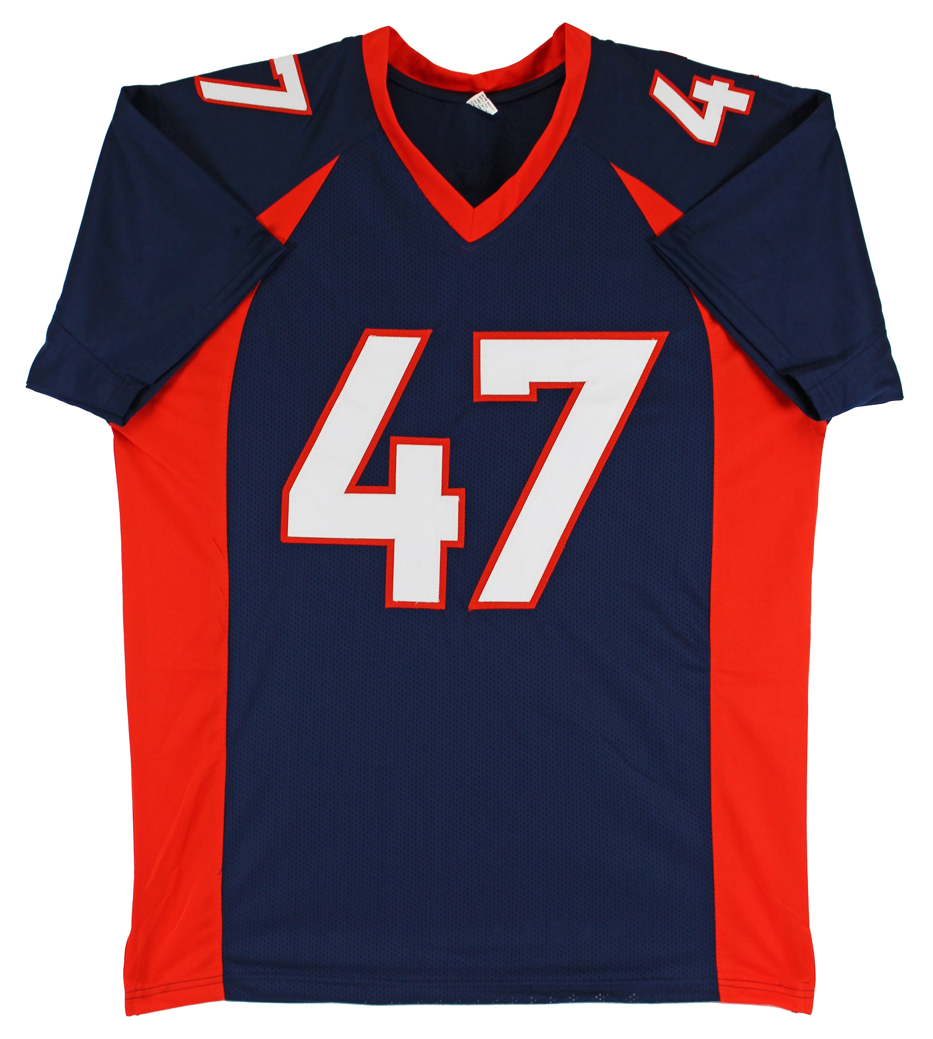 John Lynch Authentic Signed Navy Blue Pro Style Jersey Autographed BAS Witnessed