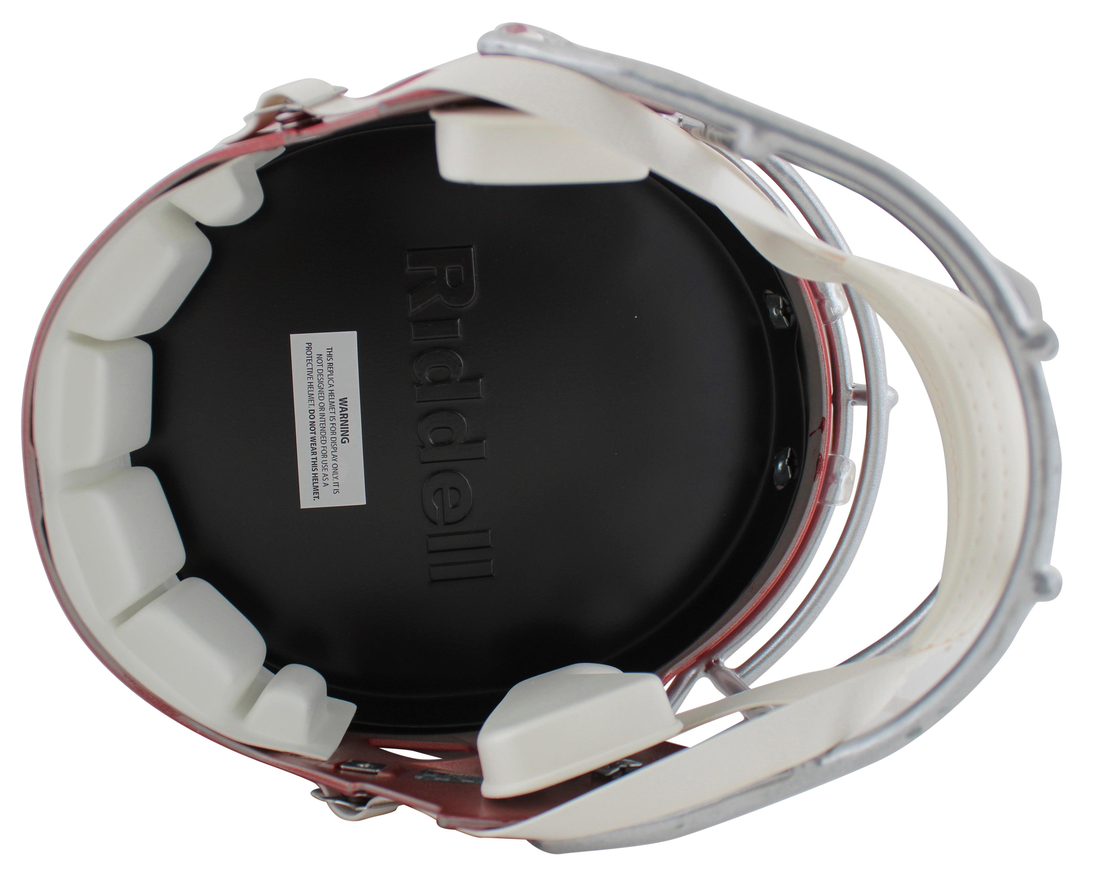 Michael Strahan & Lawrence Taylor Signed Flash F/S Speed Rep Helmet BAS Witness