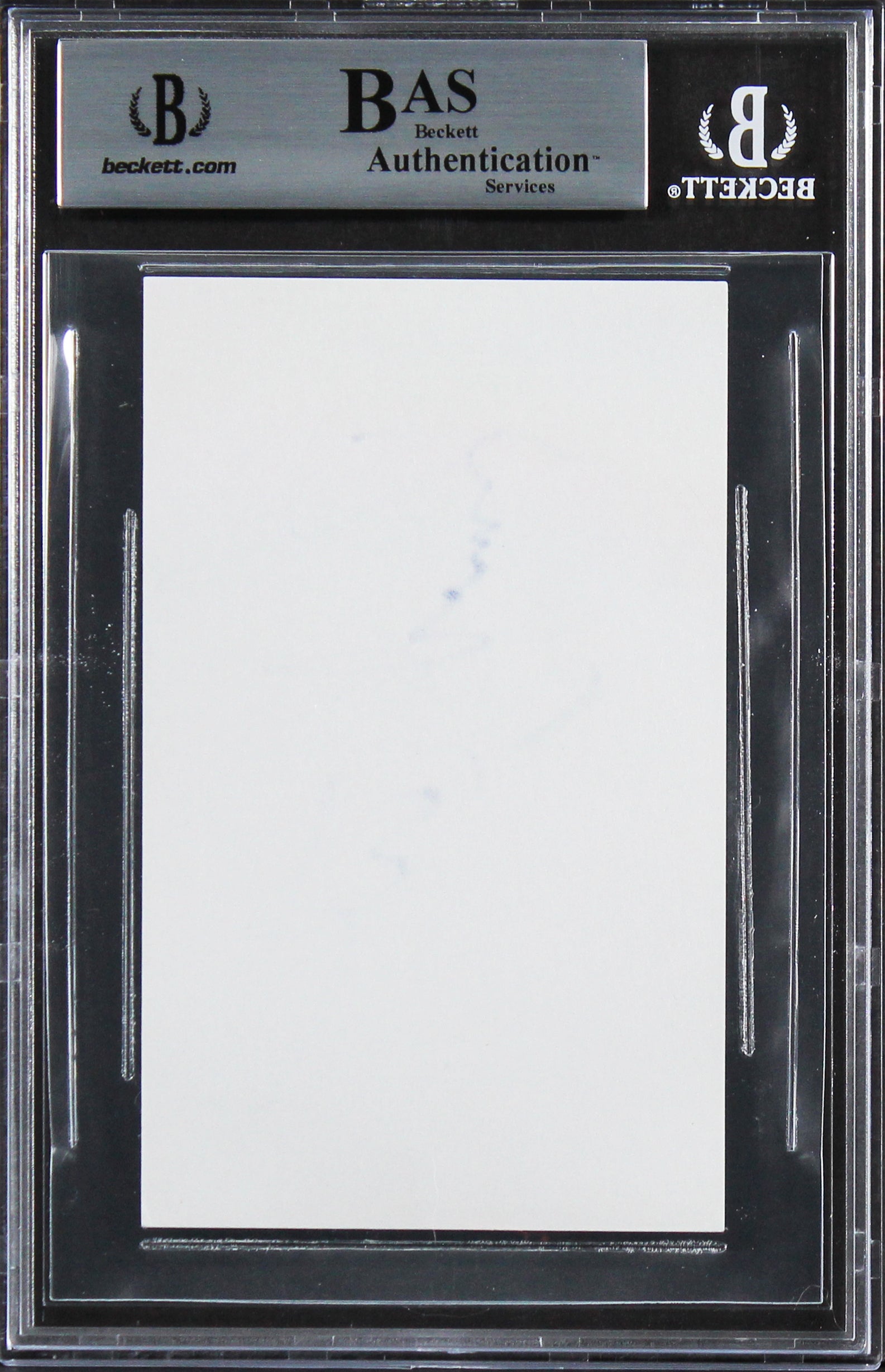 Randy Couture The Expendables Authentic Signed 3x5 Index Card BAS Slabbed