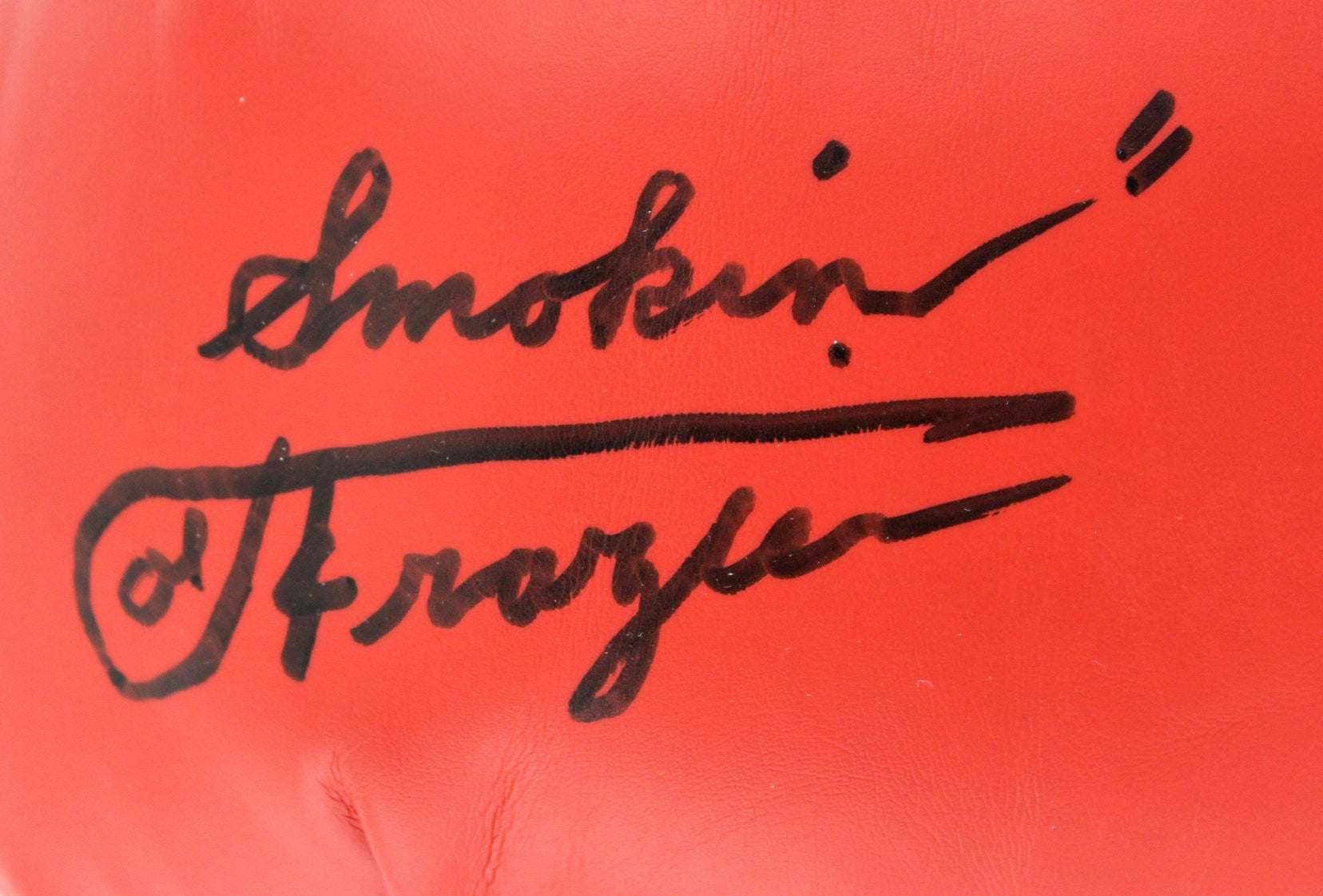 Muhammad Ali & "Smokin" Joe Frazier Signed Boxing Glove PSA/DNA #7A02074