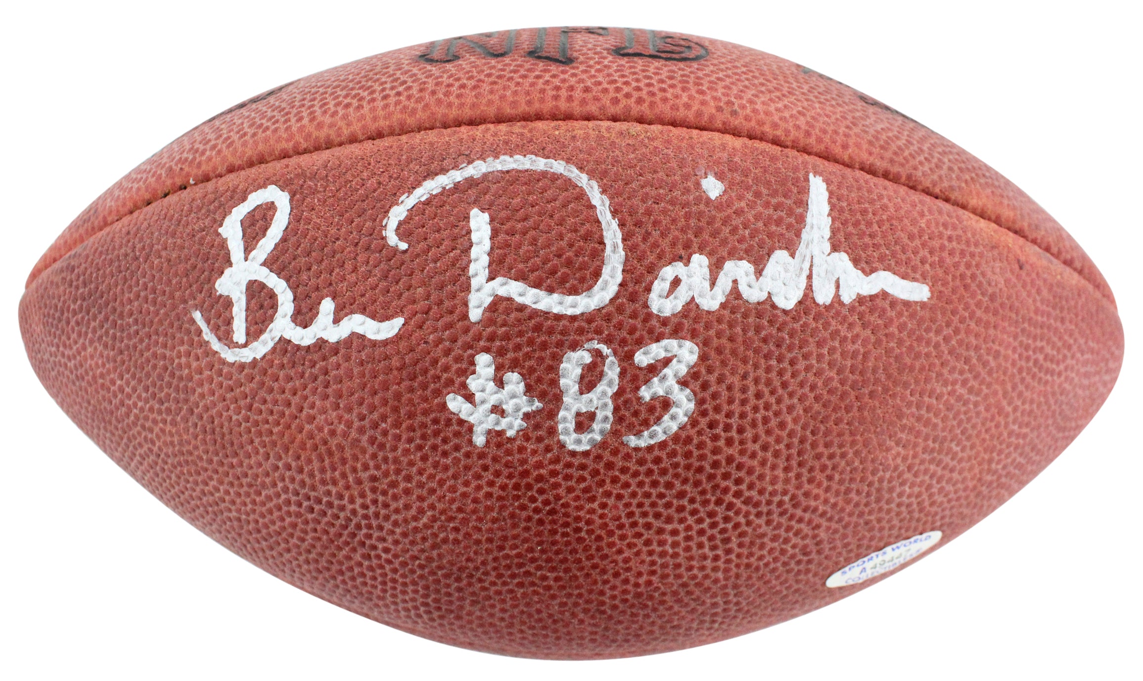 Raiders Ben Davidson Authentic Signed Youth Official Nfl Football BAS