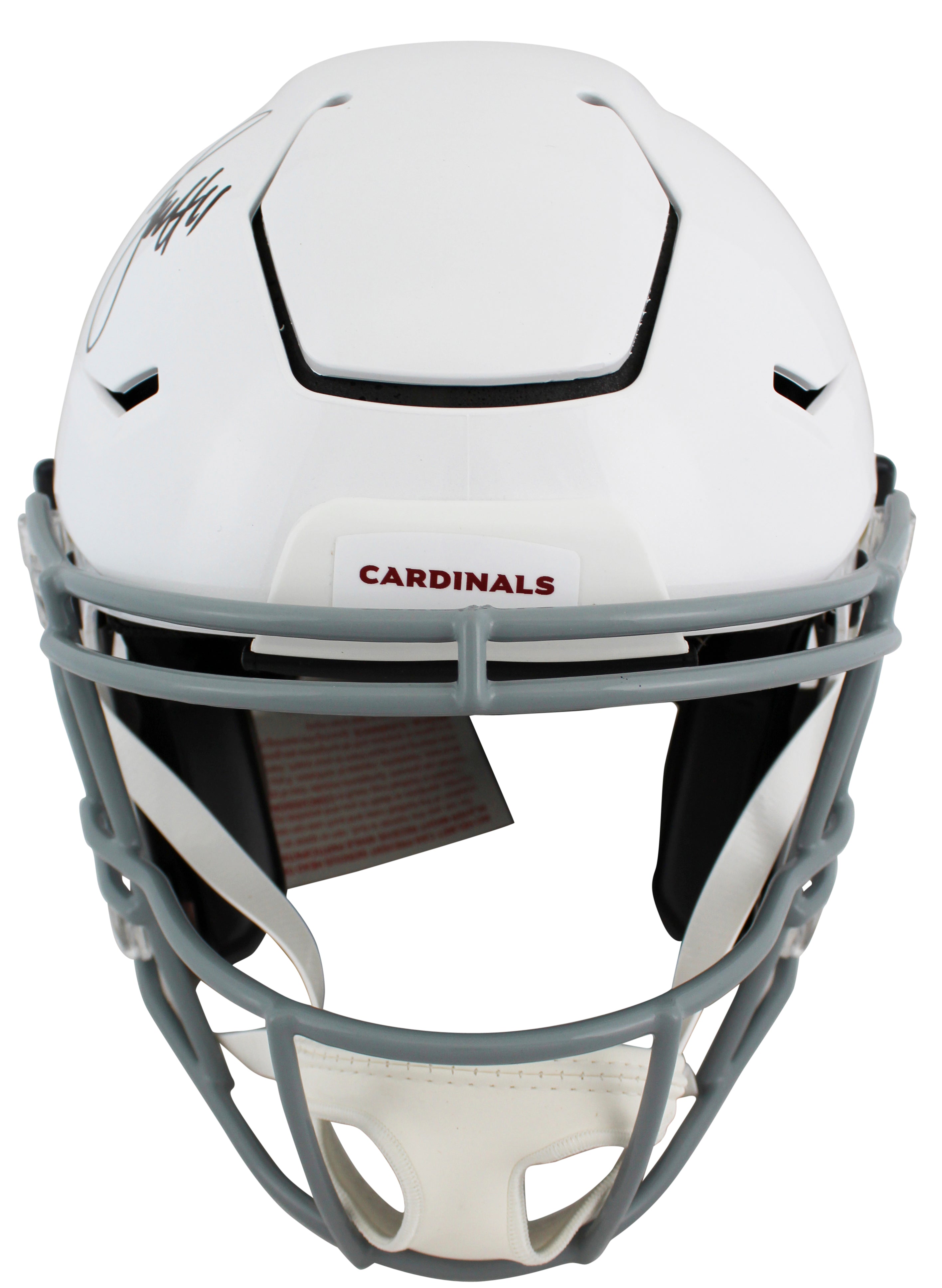 Cardinals Larry Fitzgerald Signed Speed Flex Full Size Helmet W/ Case BAS Wit