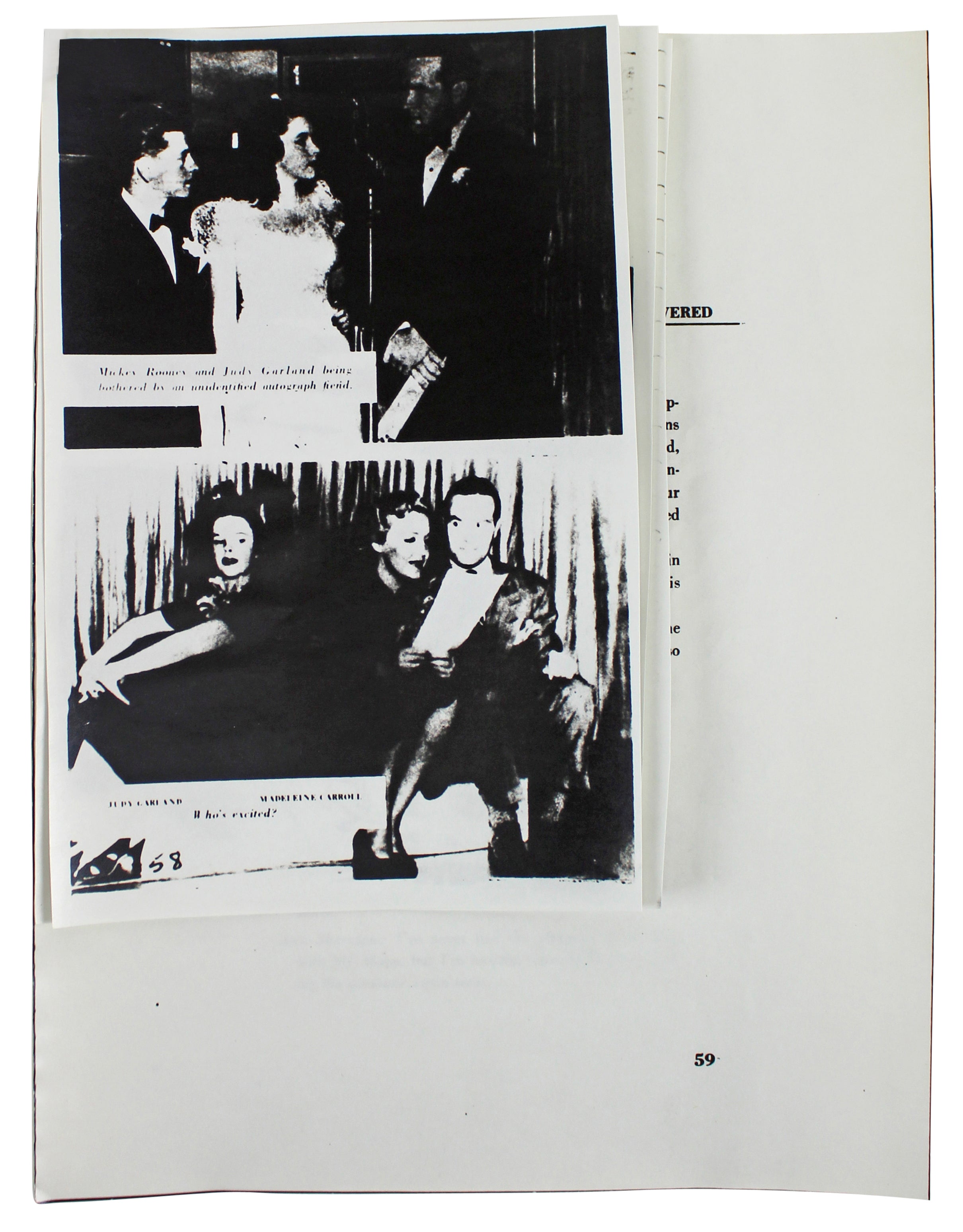 Judy Garland Signed 8.5x13 Bob Hope Contract Dated September 4, 1941 BAS #A39188