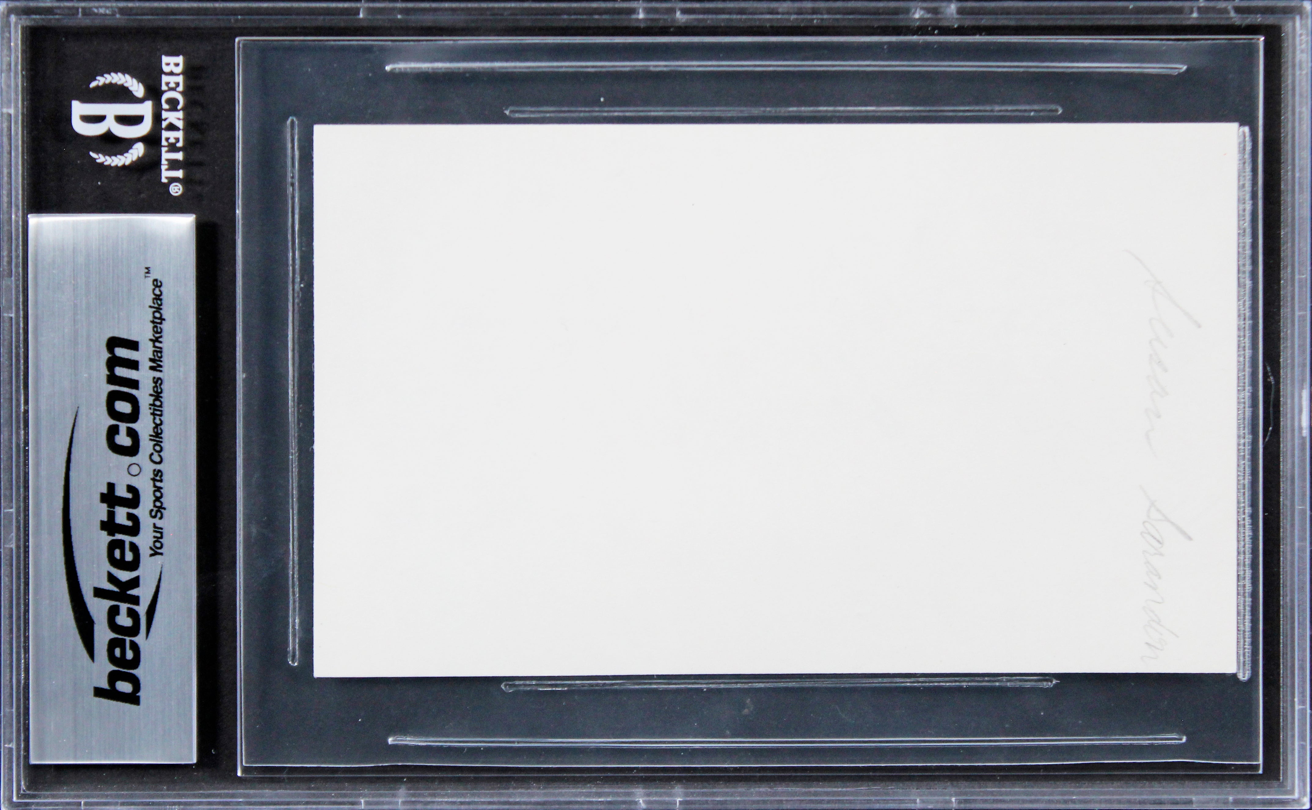 Susan Sarandon Thelma & Louise Authentic Signed 3x5 Index Card BAS Slabbed