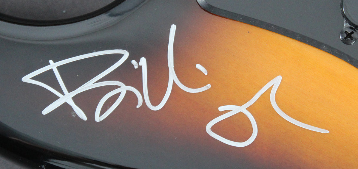 Green Day (3) Armstrong, Dirnt, Cool Signed Sunburst Fender Guitar JSA #YY56077