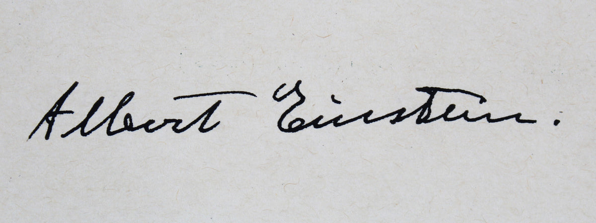 Albert Einstein Signed 3.25x5.5 Index Card Auto Graded Gem Mint 10! BAS #AA03804