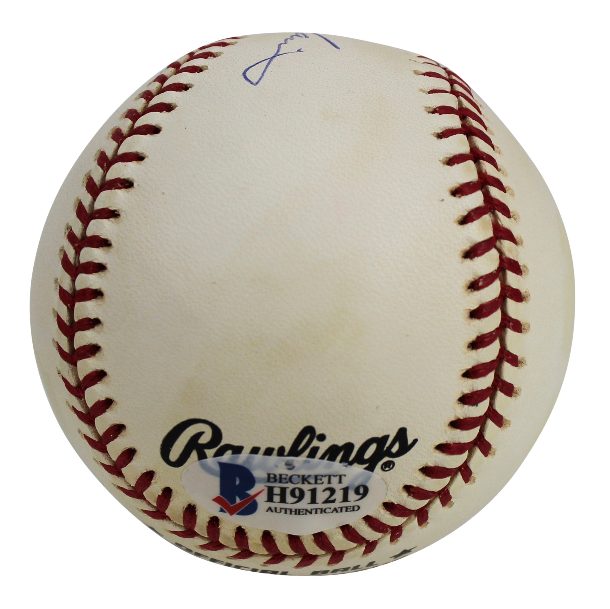 Giants Matt Williams Authentic Signed Coleman Onl Baseball BAS #H91219