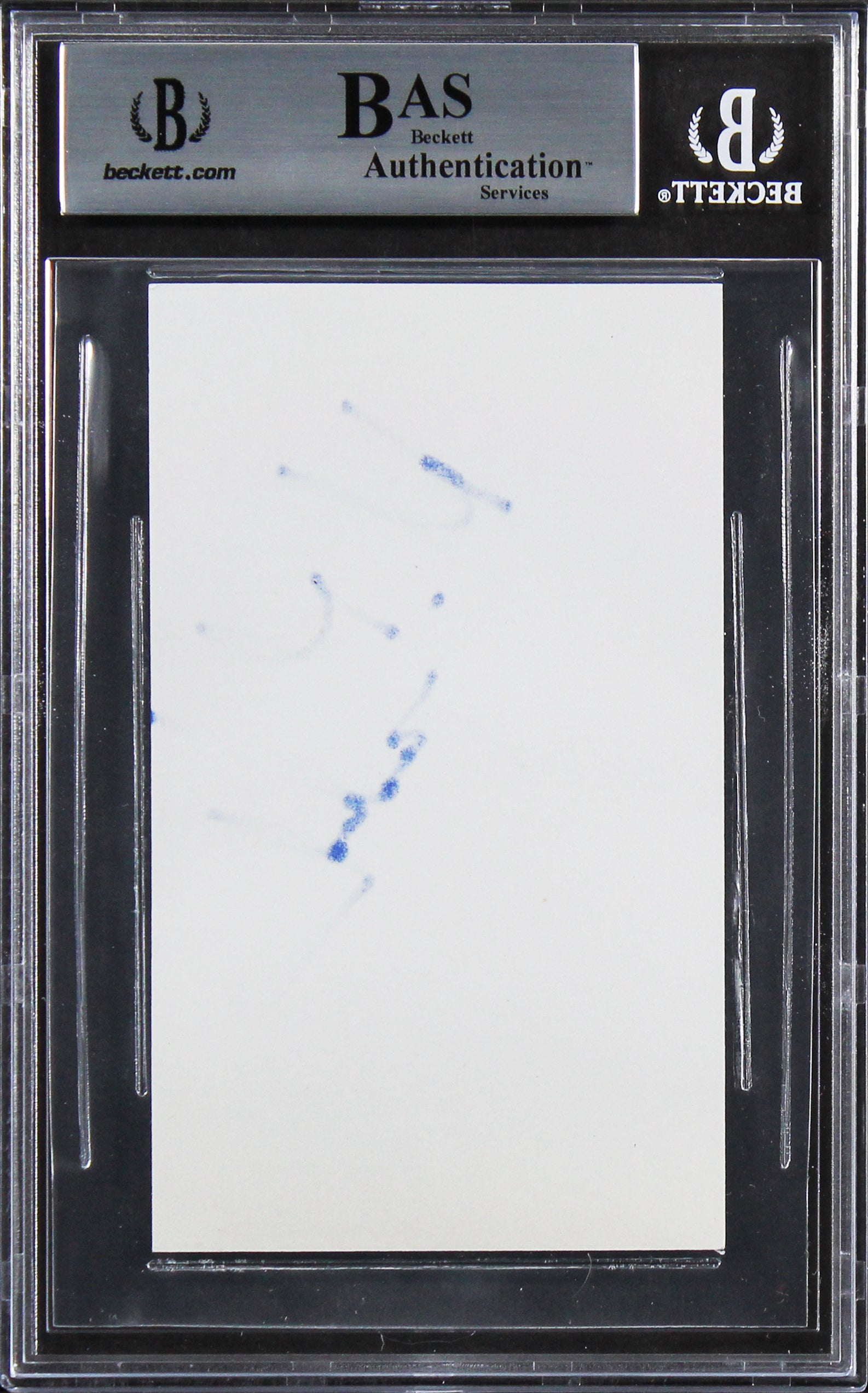 Michael Fassbender X-Men Authentic Signed 3x5 Index Card Autographed BAS Slab 2