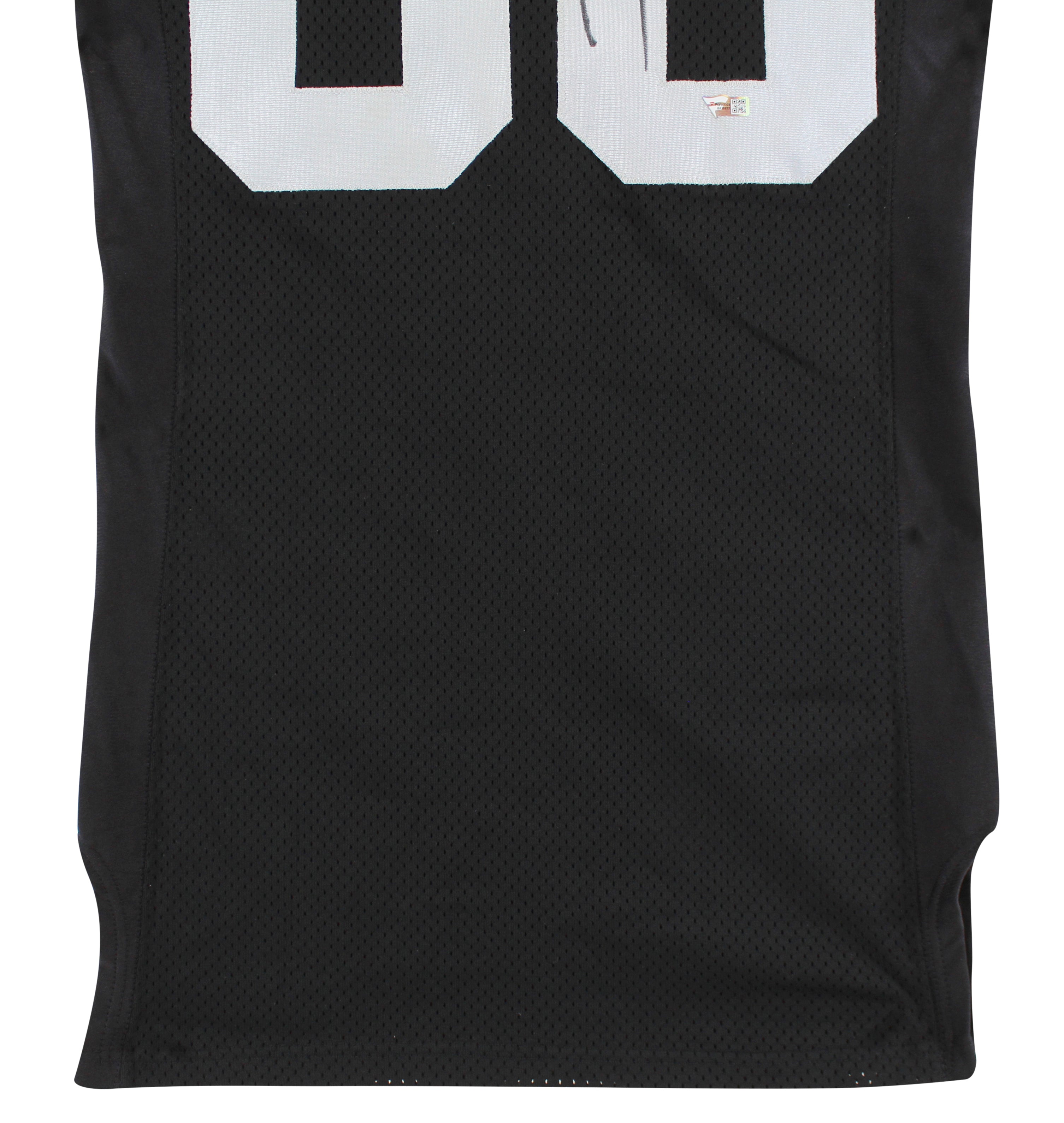 Raiders Jerry Rice "3 TD" Signed 2001 Game Used Reebok Black Jersey Fanatics