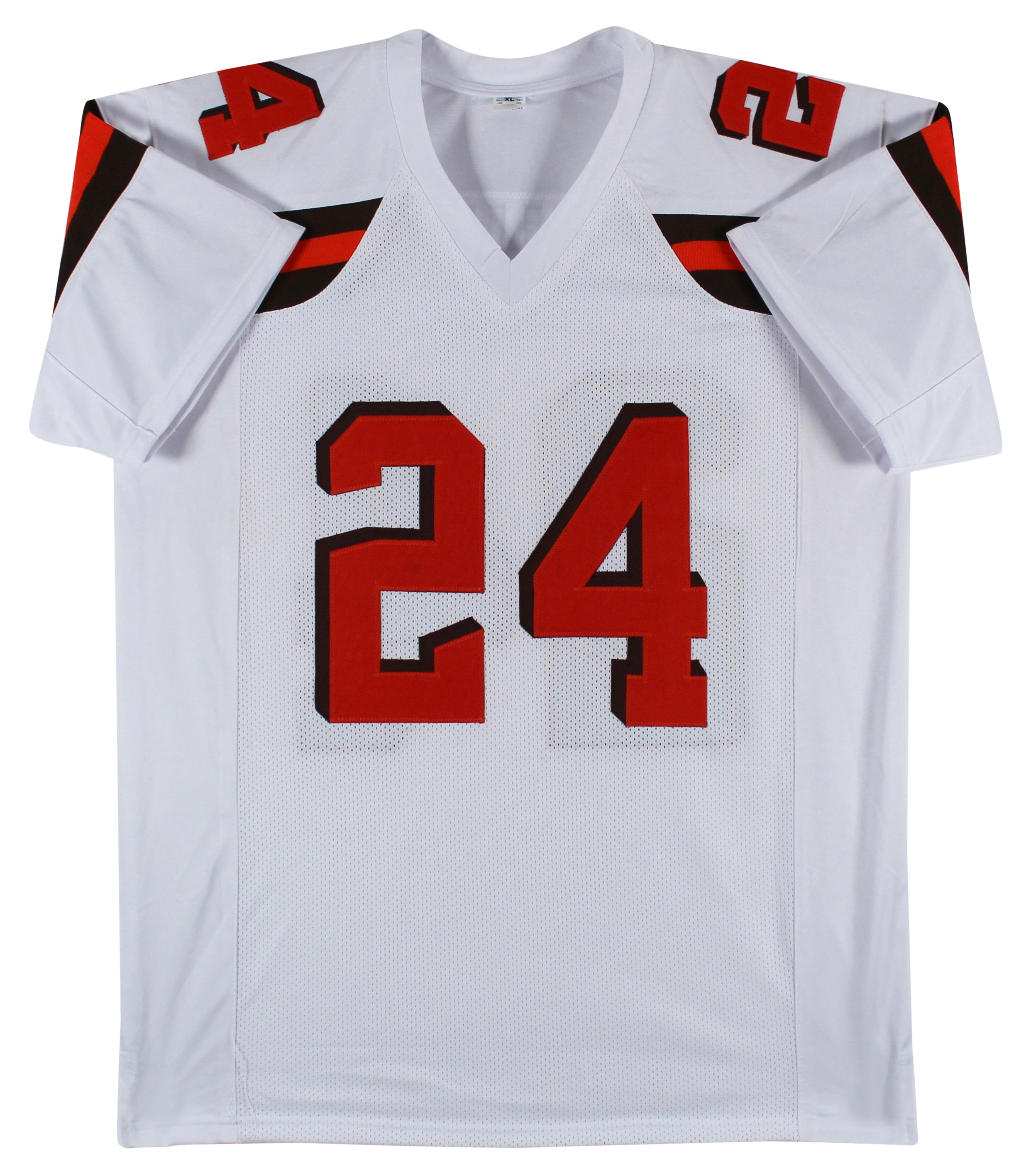 Nick Chubb Authentic Signed White Pro Style Jersey Autographed BAS Witnessed 2