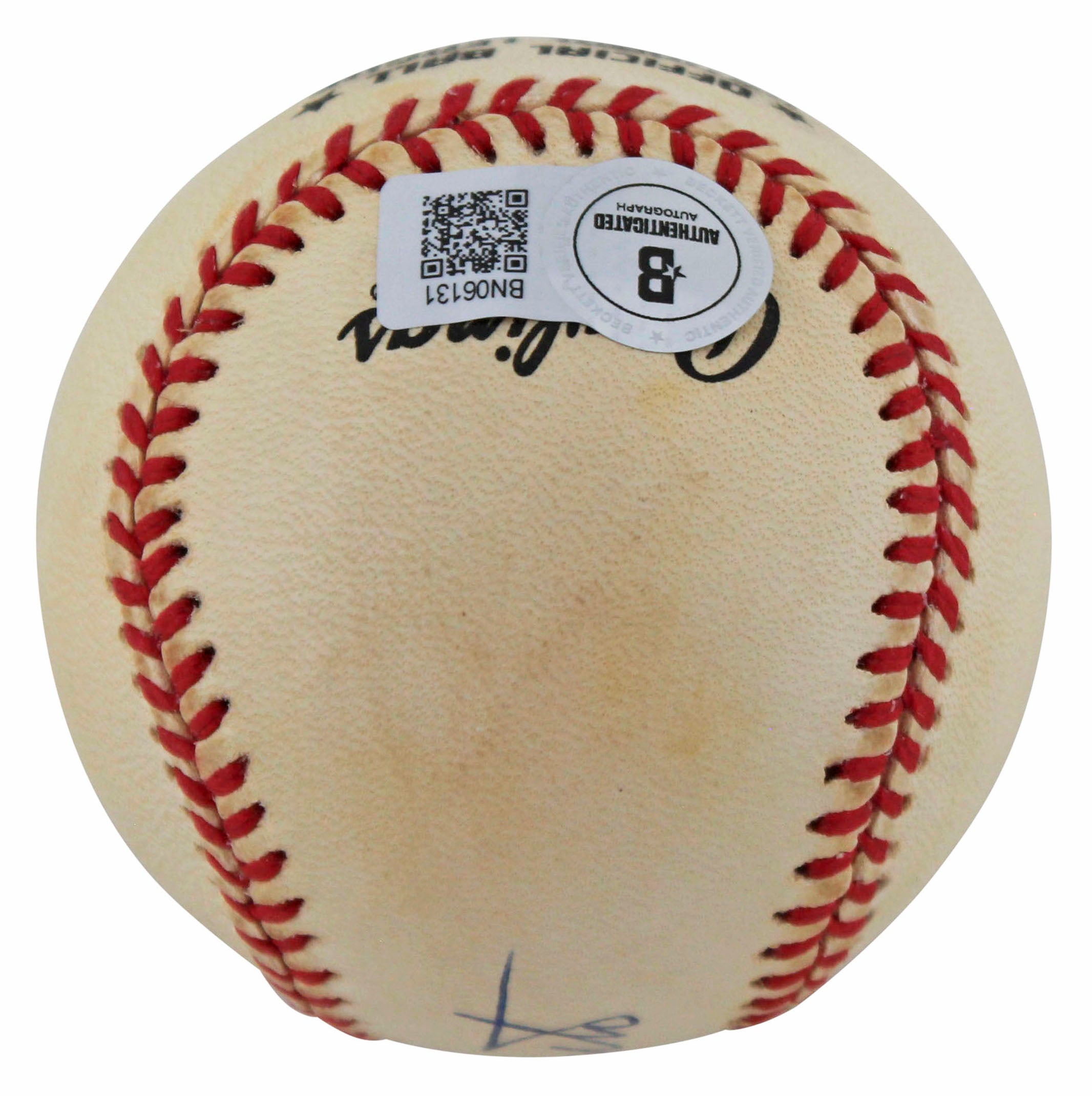 Cubs Ron Santo Authentic Signed Leonard Coleman Onl Baseball BAS #BN06131
