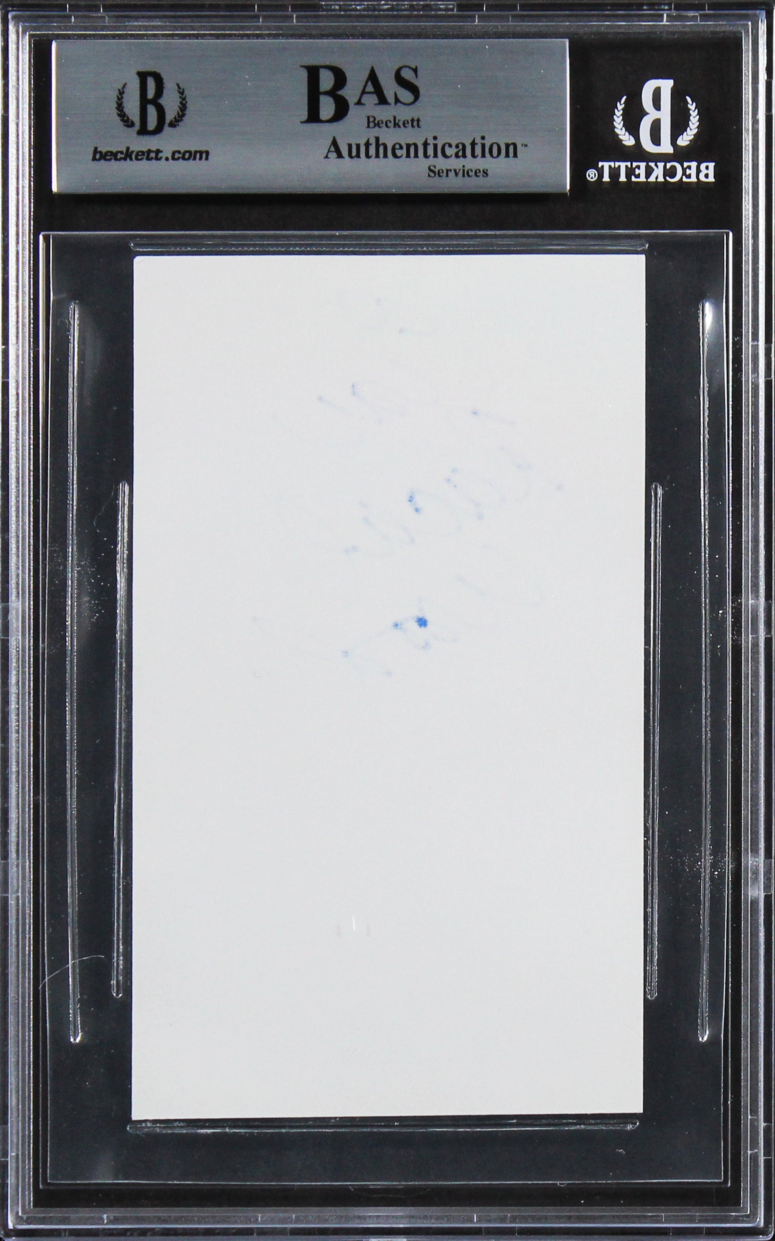 Evan Rachel Wood Westworld Authentic Signed 3x5 Index Card BAS Slabbed 1