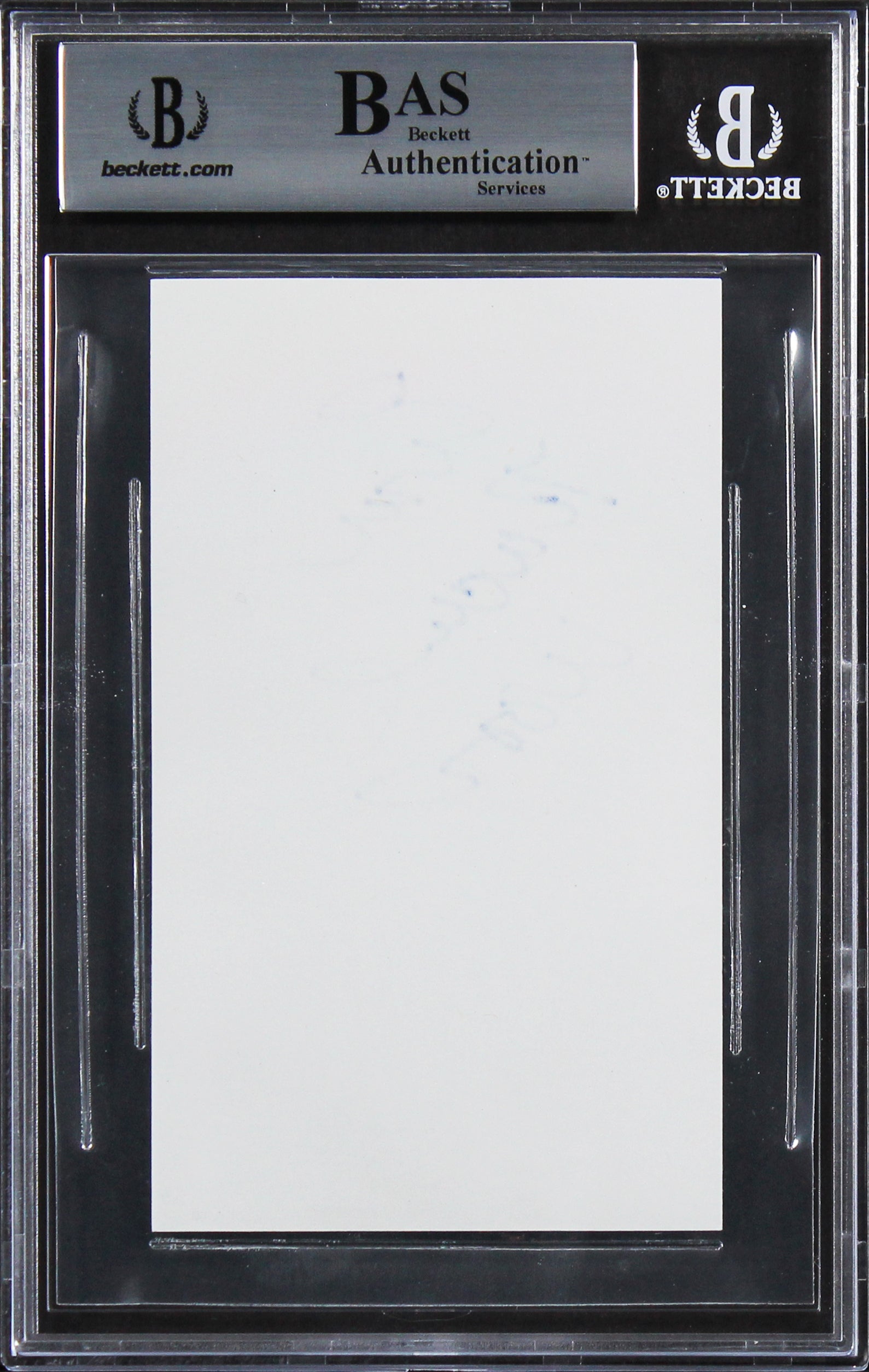 Evan Rachel Wood Westworld Authentic Signed 3x5 Index Card BAS Slabbed 3
