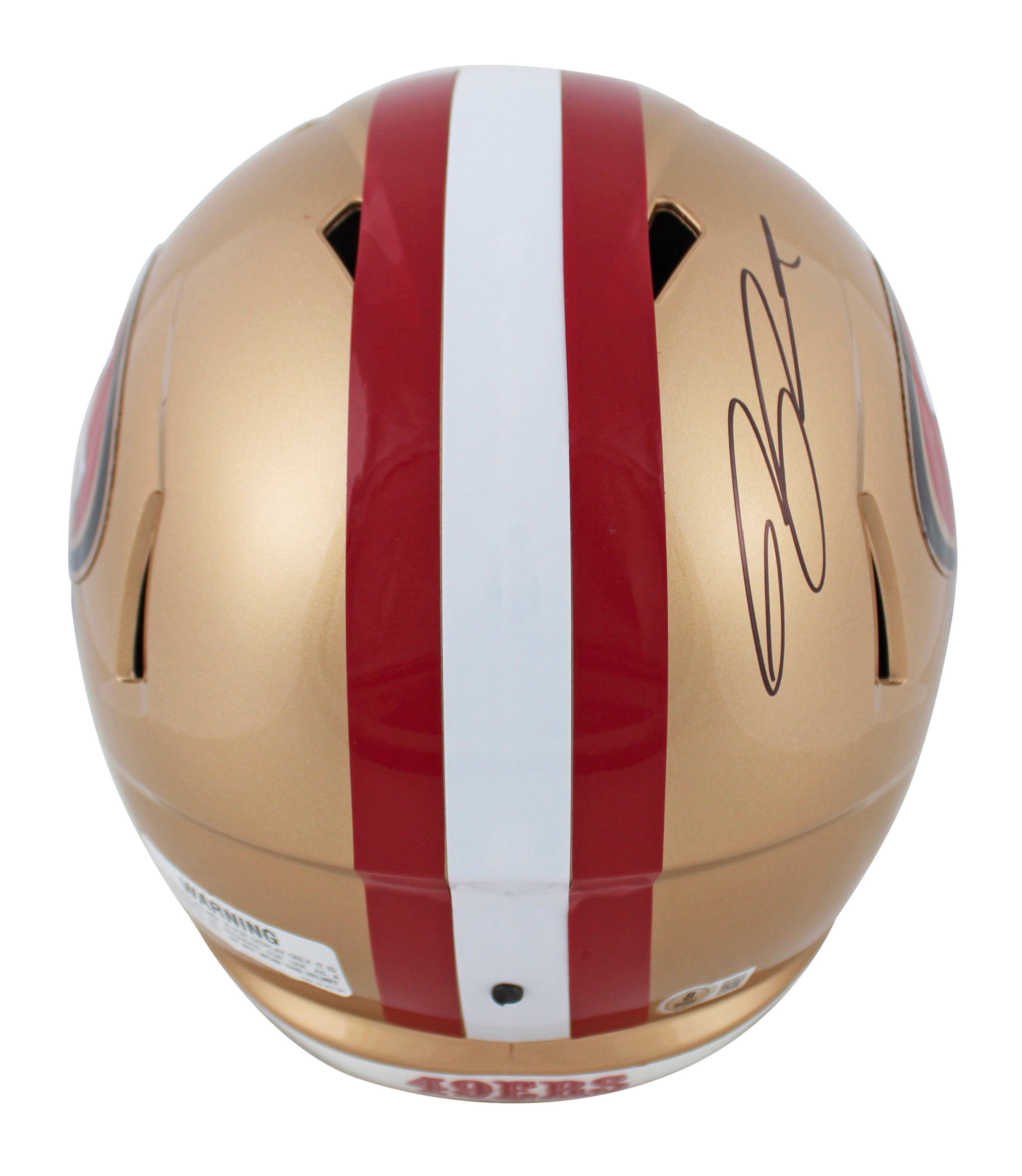 49ers Ricky Pearsall Authentic Signed Full Size Speed Rep Helmet BAS Witnessed