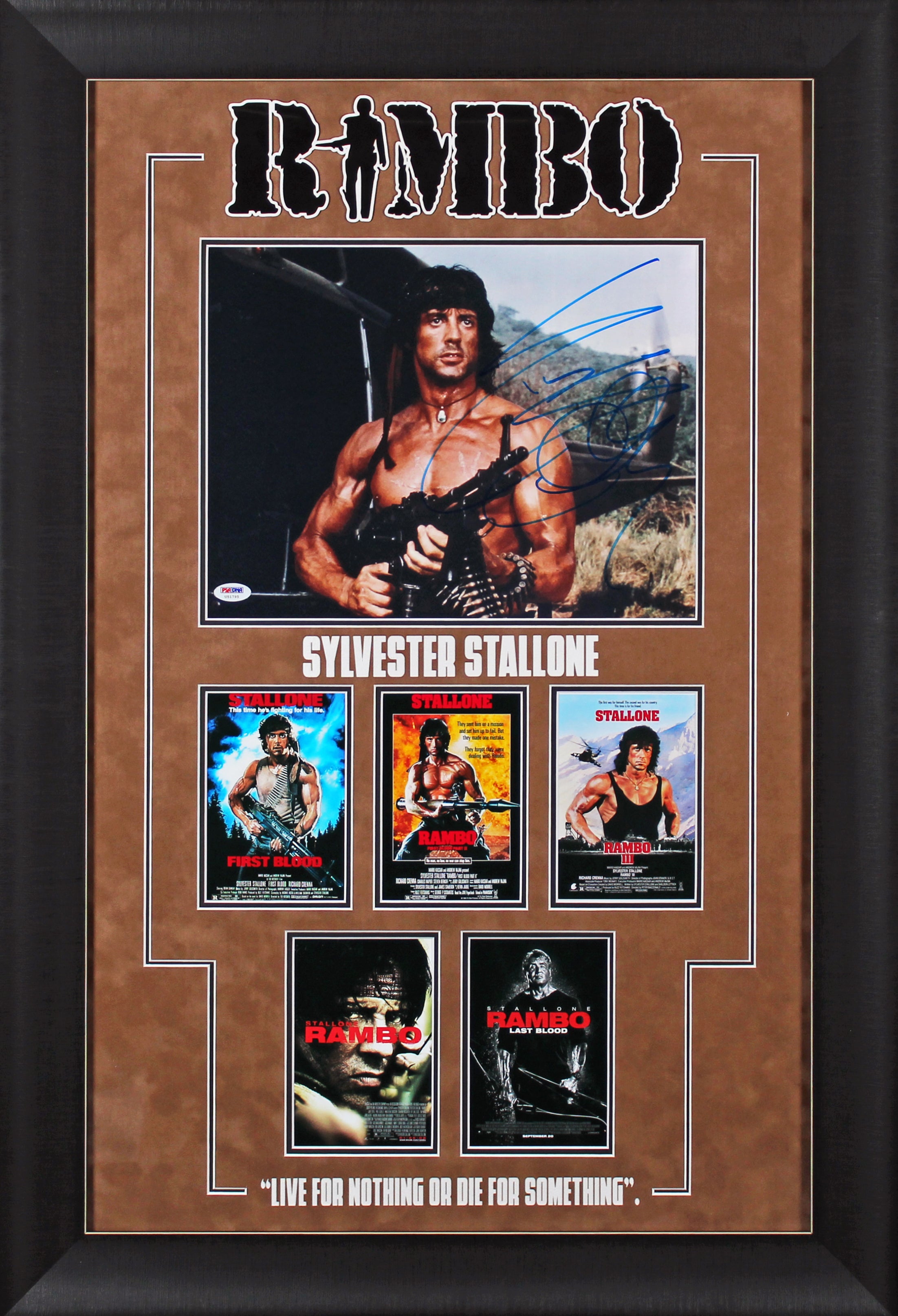 Rambo Sylvester Stallone Authentic Signed 11x14 Framed Photo PSA/DNA #U51795