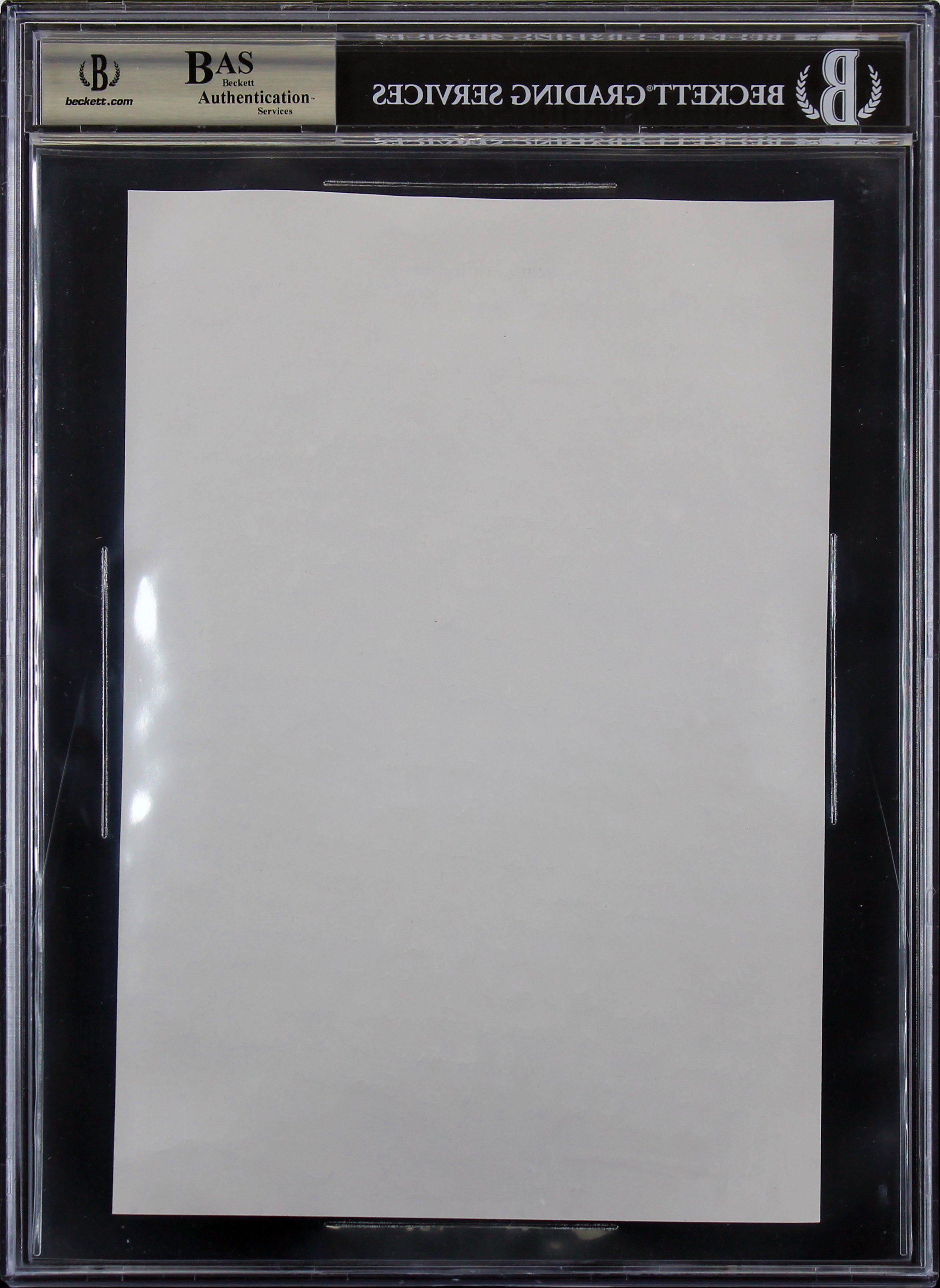 William Shatner Star Trek Authentic Signed 7.25x10 Handwritten Letter BAS Slab