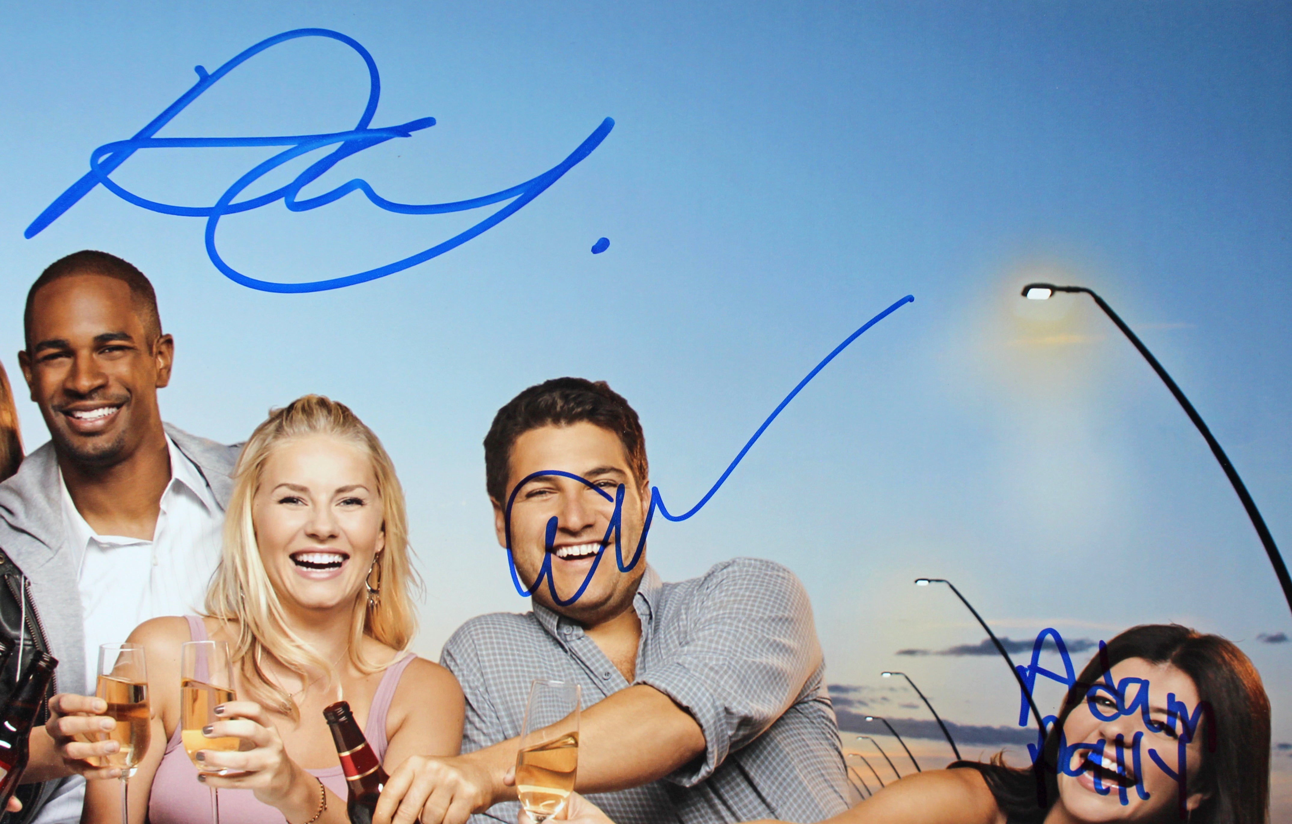 Happy Endings (5) Knighton, Pally, Wayans, Wilson & Coupe Signed 12x18 Photo BAS