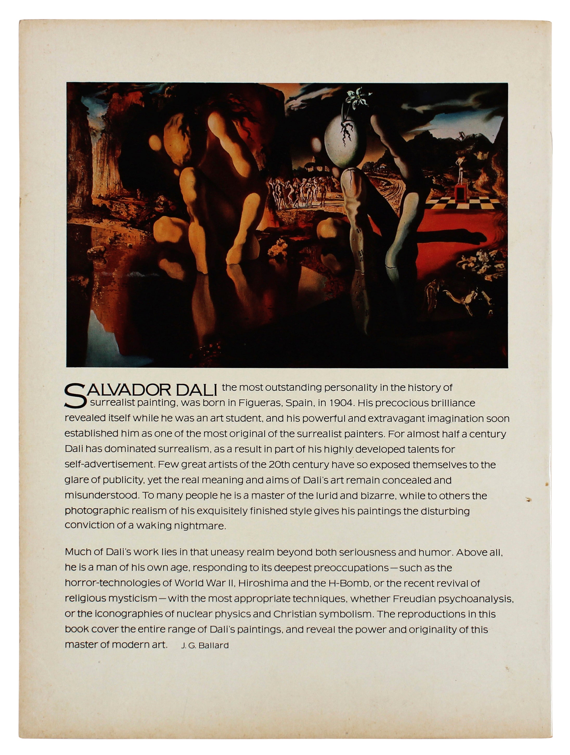 Salvador Dali Authentic Signed Dali First Printing Book w/ Sketch JSA #XX62427