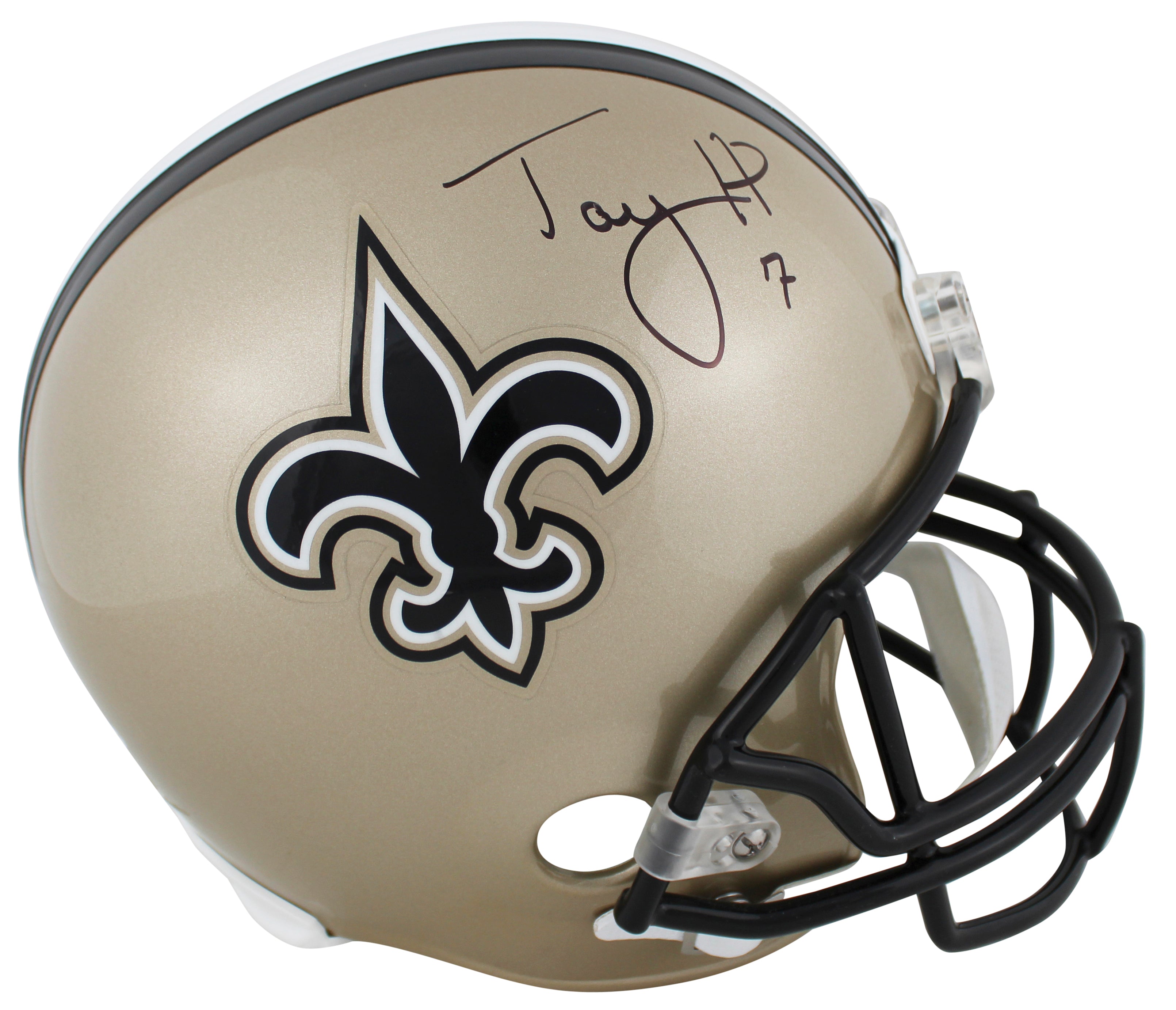 Saints Taysom Hill Authentic Signed Full Size Rep Helmet BAS Witnessed