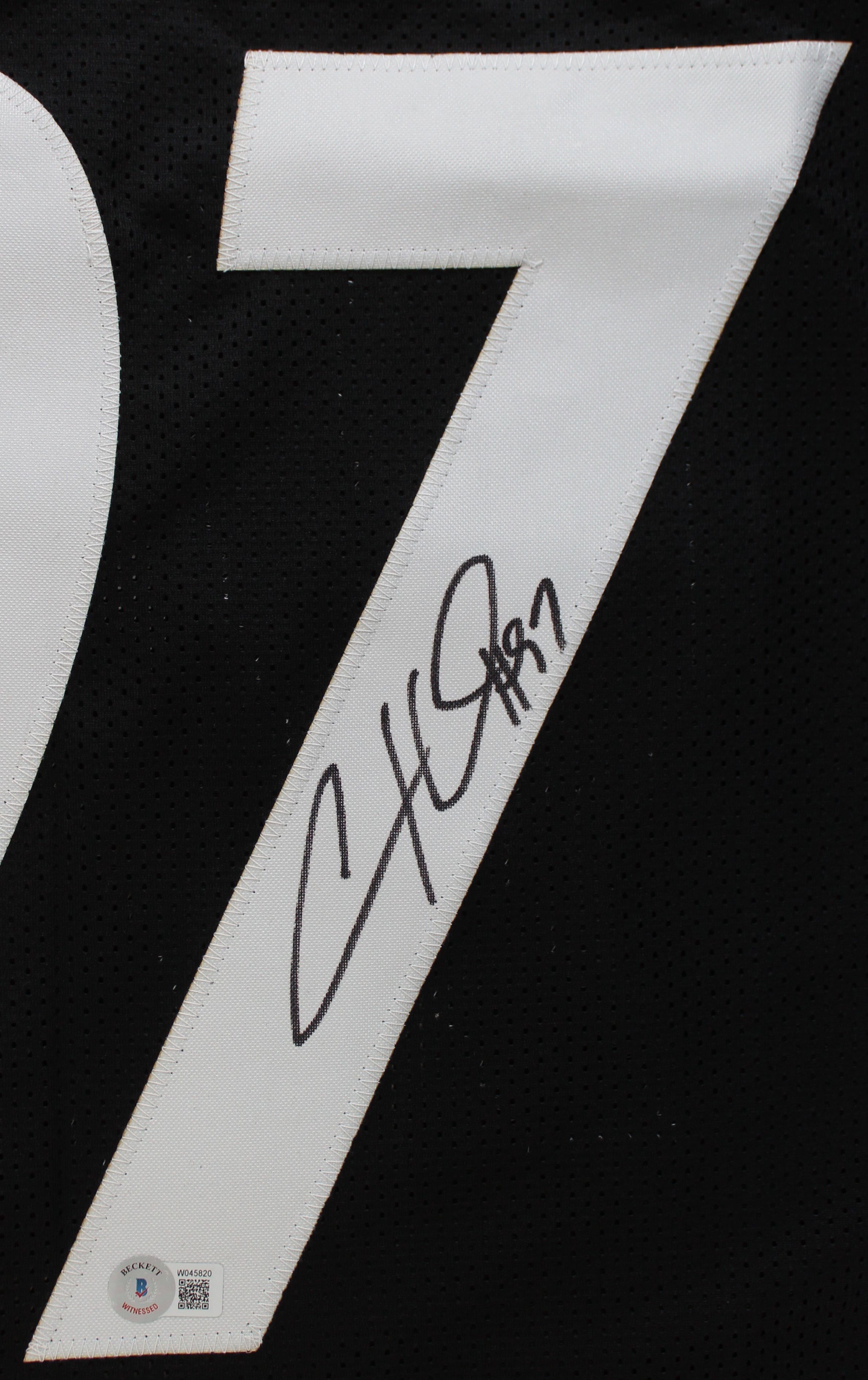 Cam Heyward Authentic Signed Black Pro Style Jersey Autographed BAS Witnessed