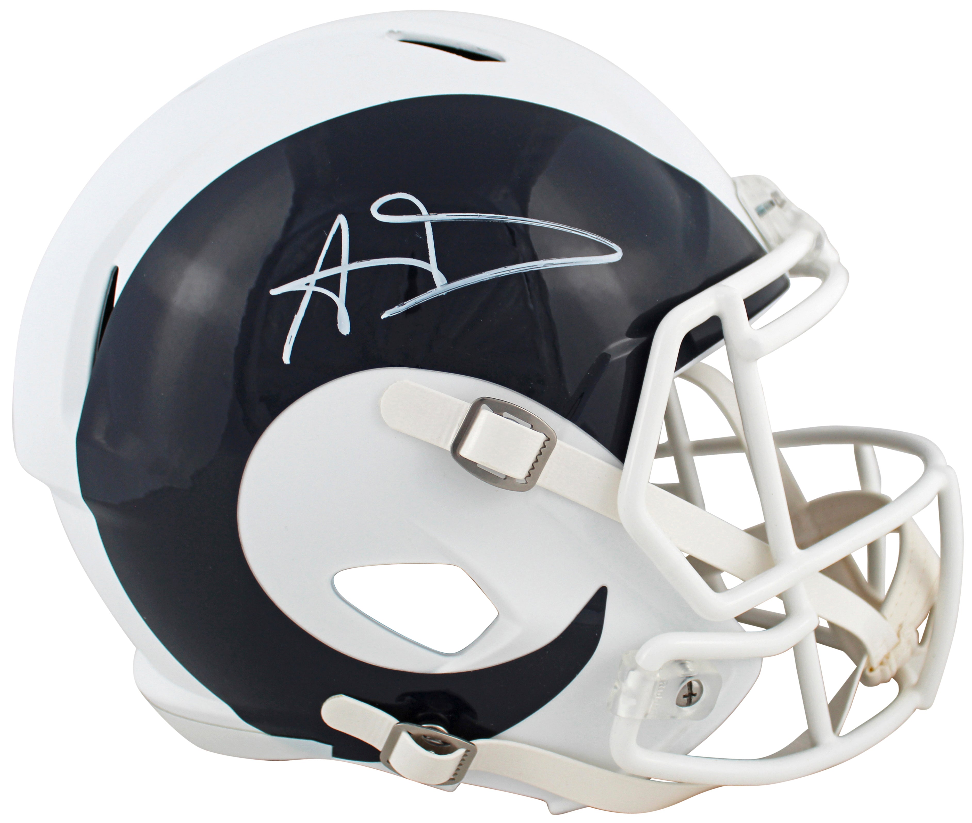 Rams Aaron Donald Signed AMP Full Size Speed Rep Helmet JSA Witness #WIT412973