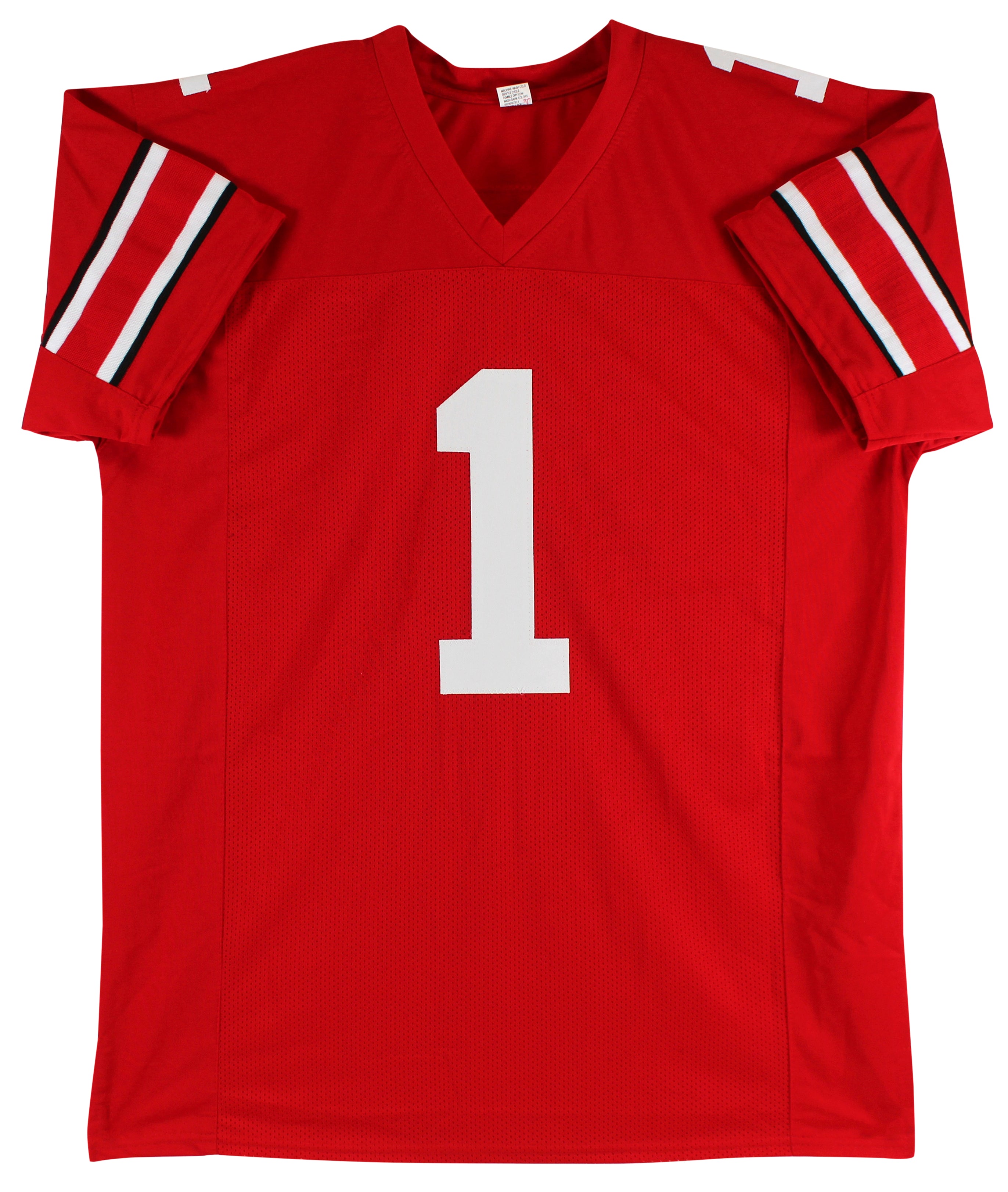 Ohio State Justin Fields Authentic Signed Red Pro Style Jersey Autographed JSA