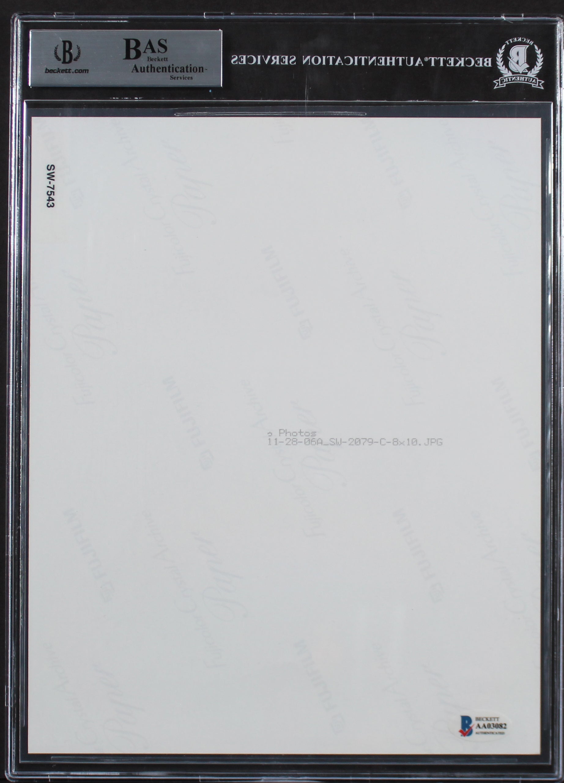 Mark Hamill Star Wars The Empire Strikes Back Signed 8x10 Photo BAS Slabbed 1