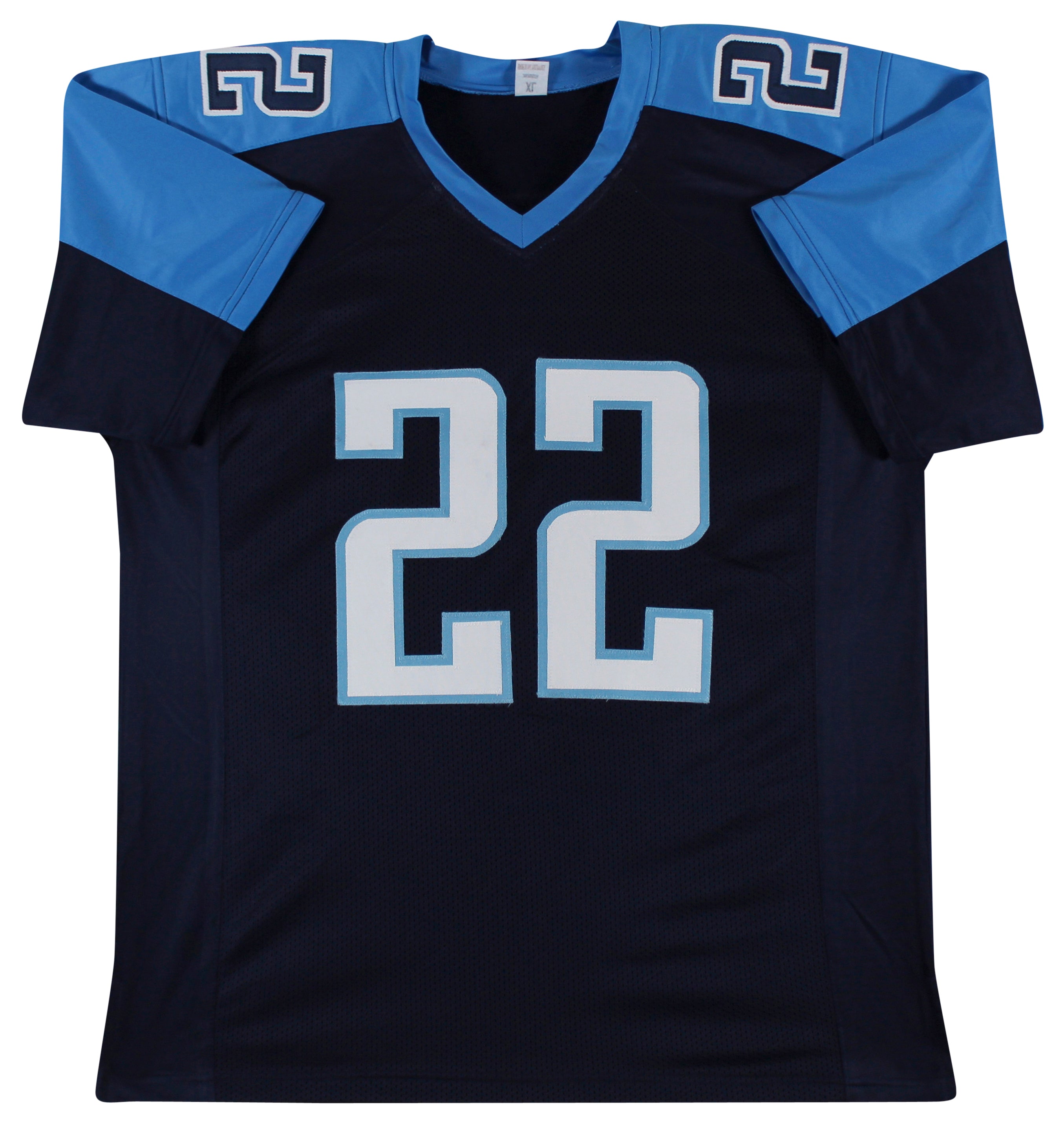 Derrick Henry Authentic Signed Navy Pro Style Jersey Autographed BAS Witnessed