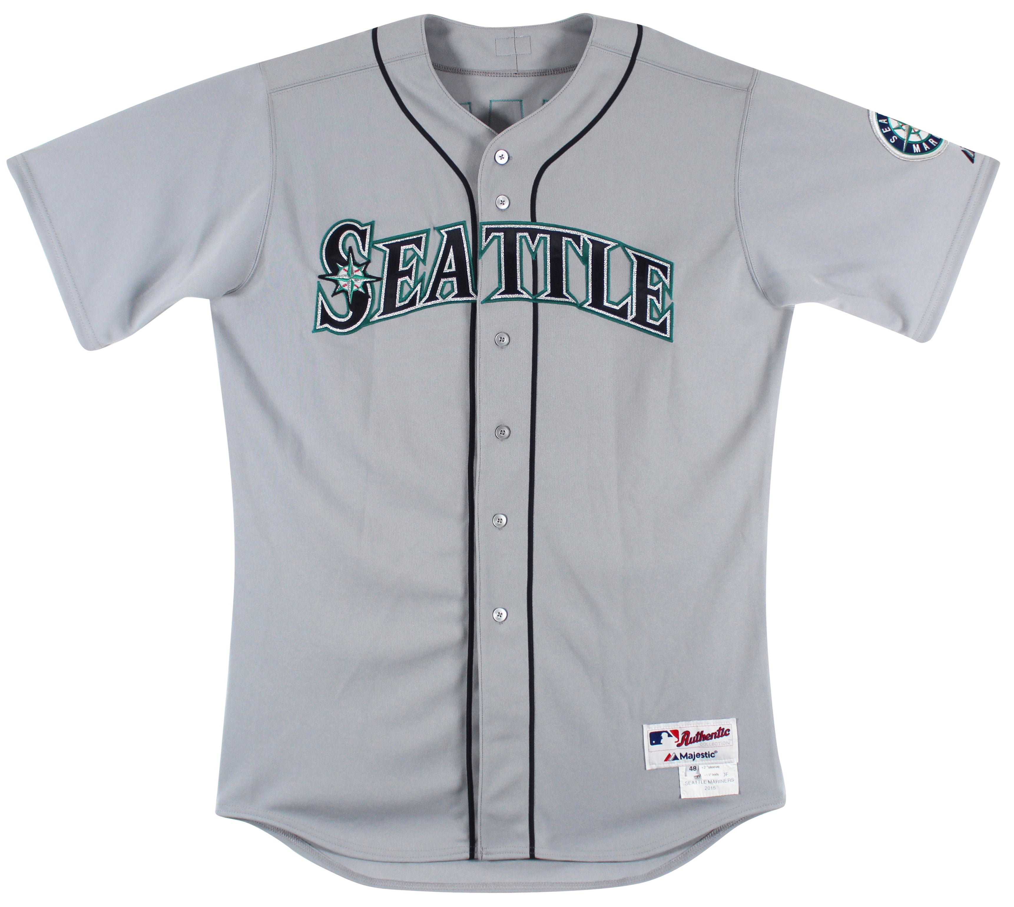 Mariners Felix Hernandez "Game Used 2015" Signed Game Worn Majestic Jersey JSA
