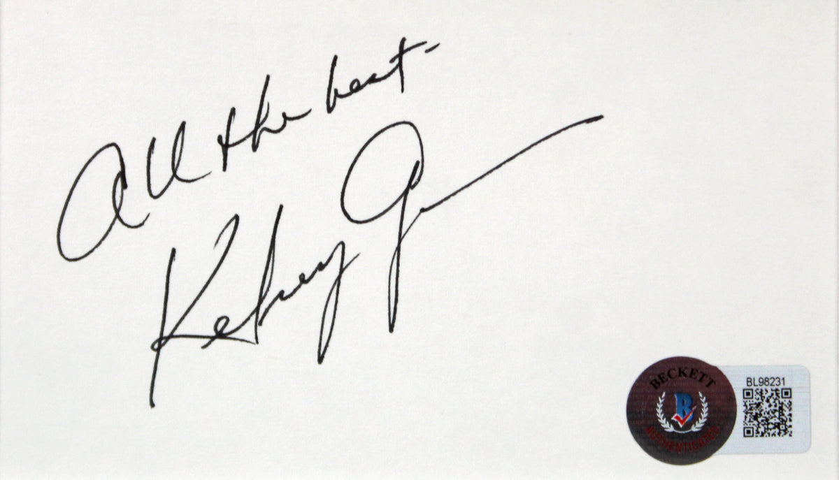 Kelsey Grammer Frasier All The Best Signed & Framed 3x5 Index Card BAS #BL98231