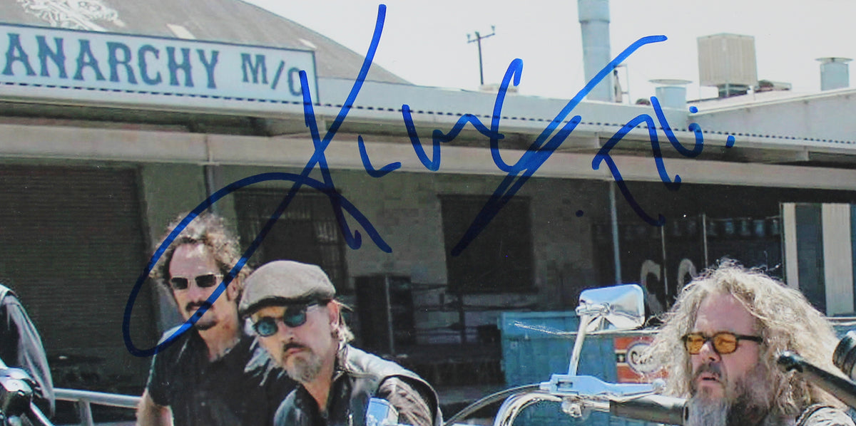 Charlie Hunnam & Kim Coates Sons of Anarchy Signed 12x18 Photo BAS #X71018