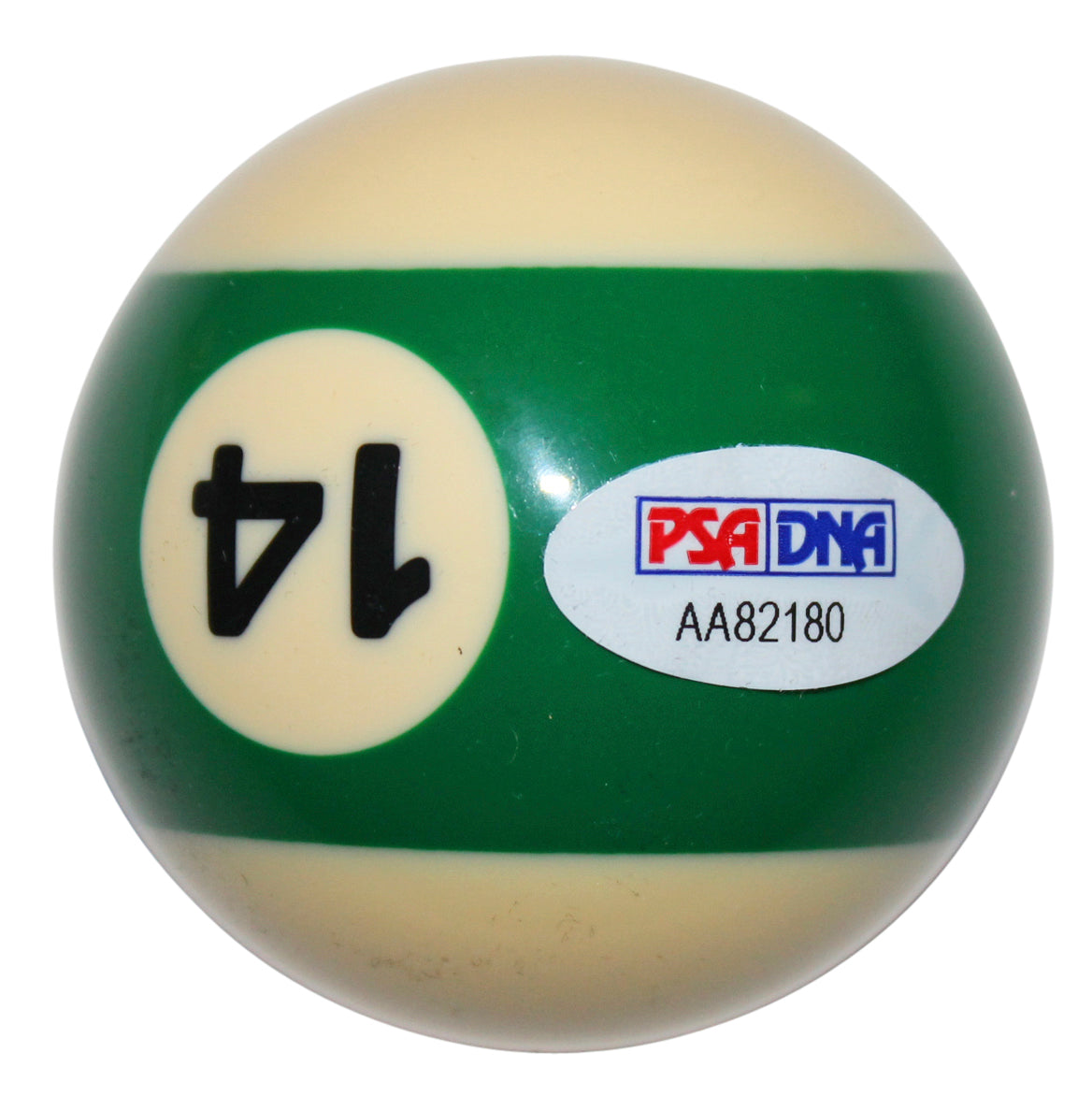 Willie Mosconi Authentic Signed #14 Billiards Ball PSA/DNA #AA82180