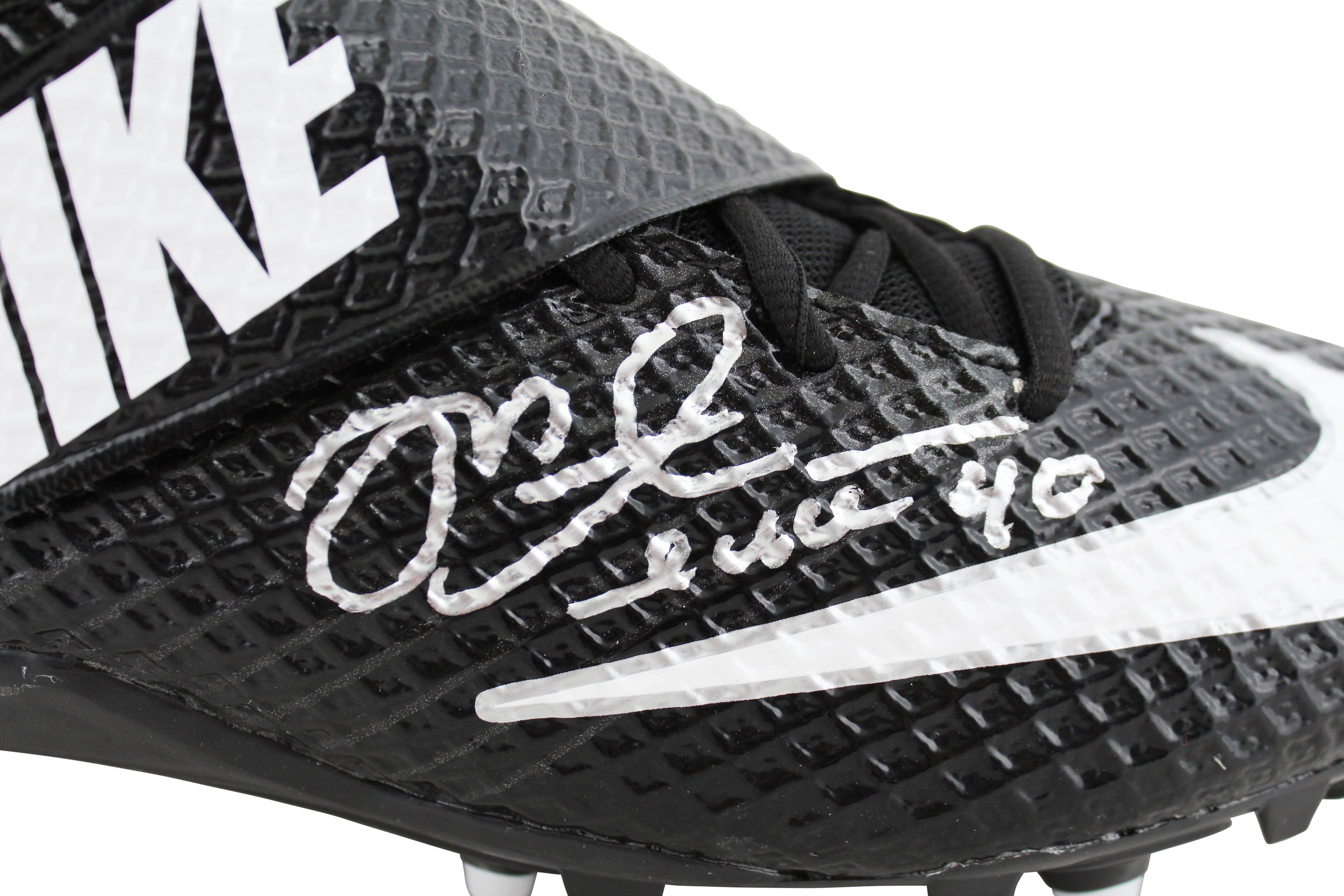 Buccaneers Mike Alstott Authentic Signed Nike Lunarbeast Cleat BAS Witnessed