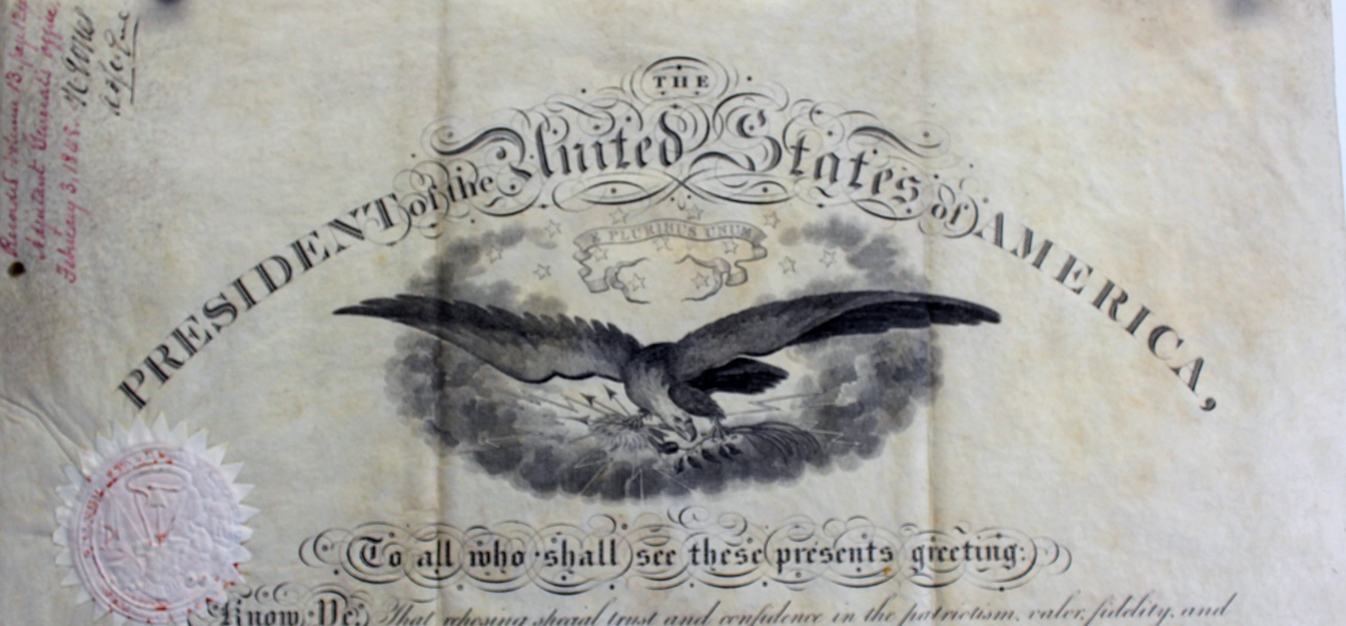 James K. Polk Authentic Signed 15.5x18 1848 Military Appointment Document BAS