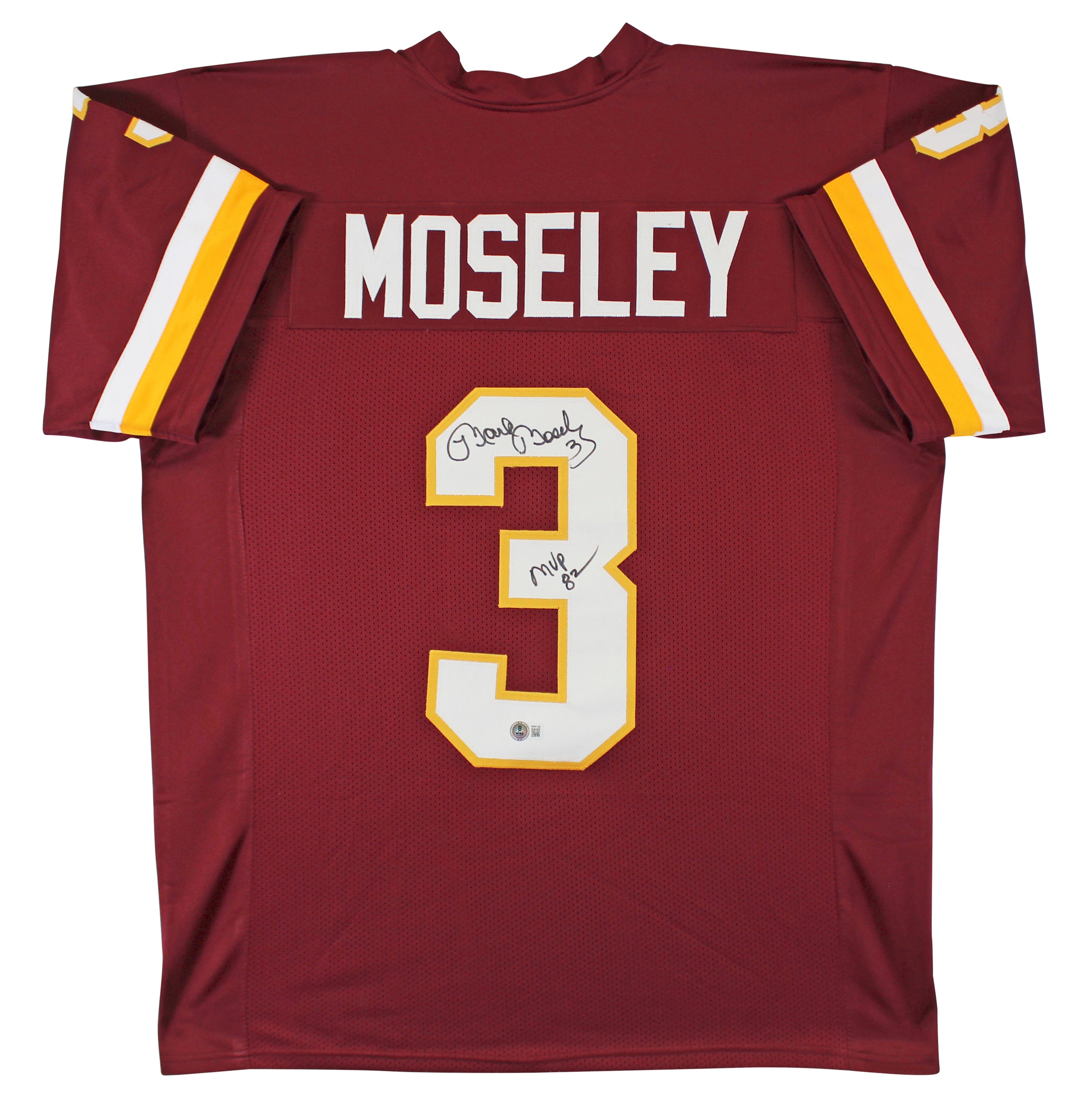 Mark Moseley Authentic Signed Maroon Pro Style Jersey Autographed BAS Witnessed HOLIDAY DOORBUSTER