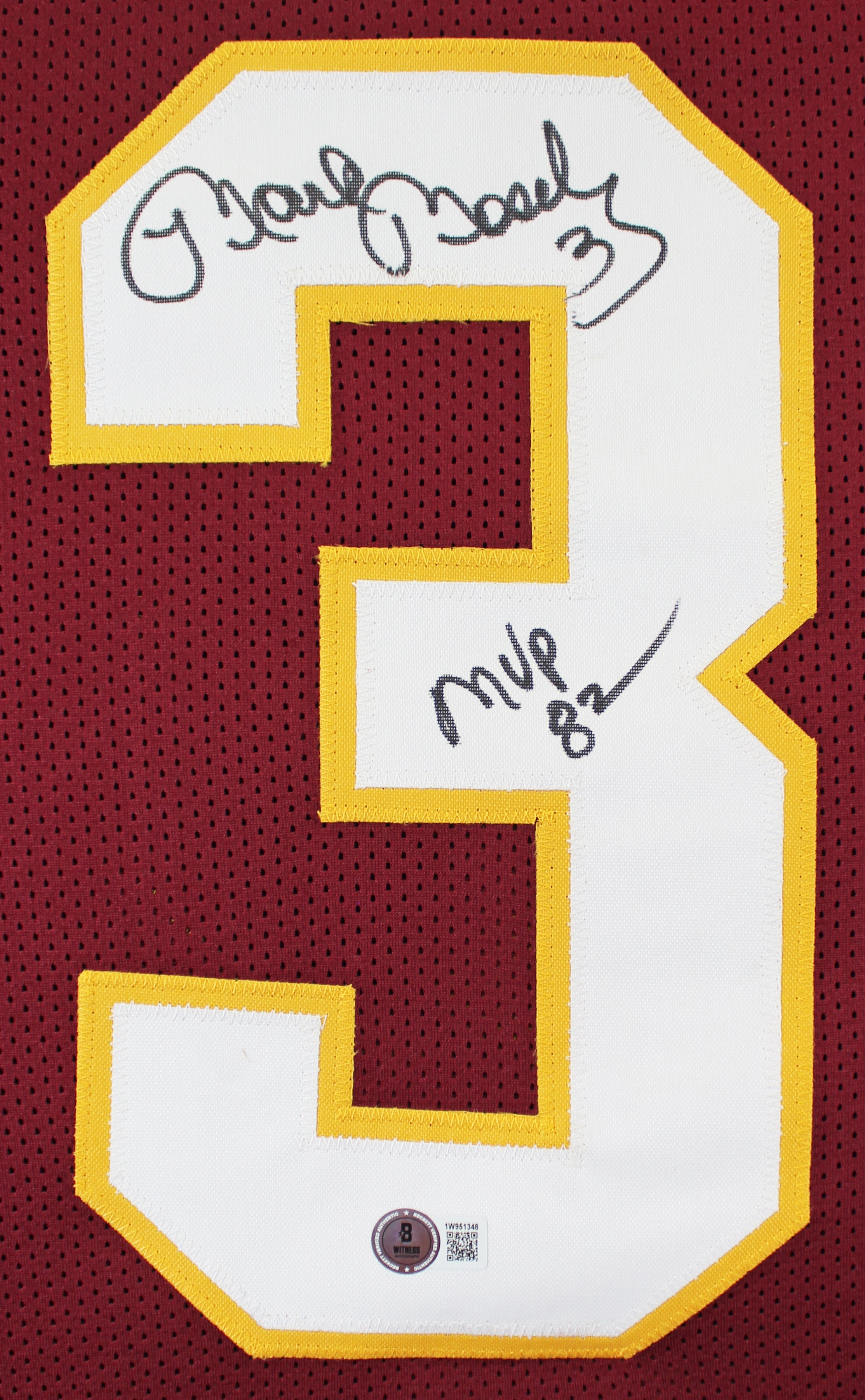 Mark Moseley Authentic Signed Maroon Pro Style Jersey Autographed BAS Witnessed HOLIDAY DOORBUSTER