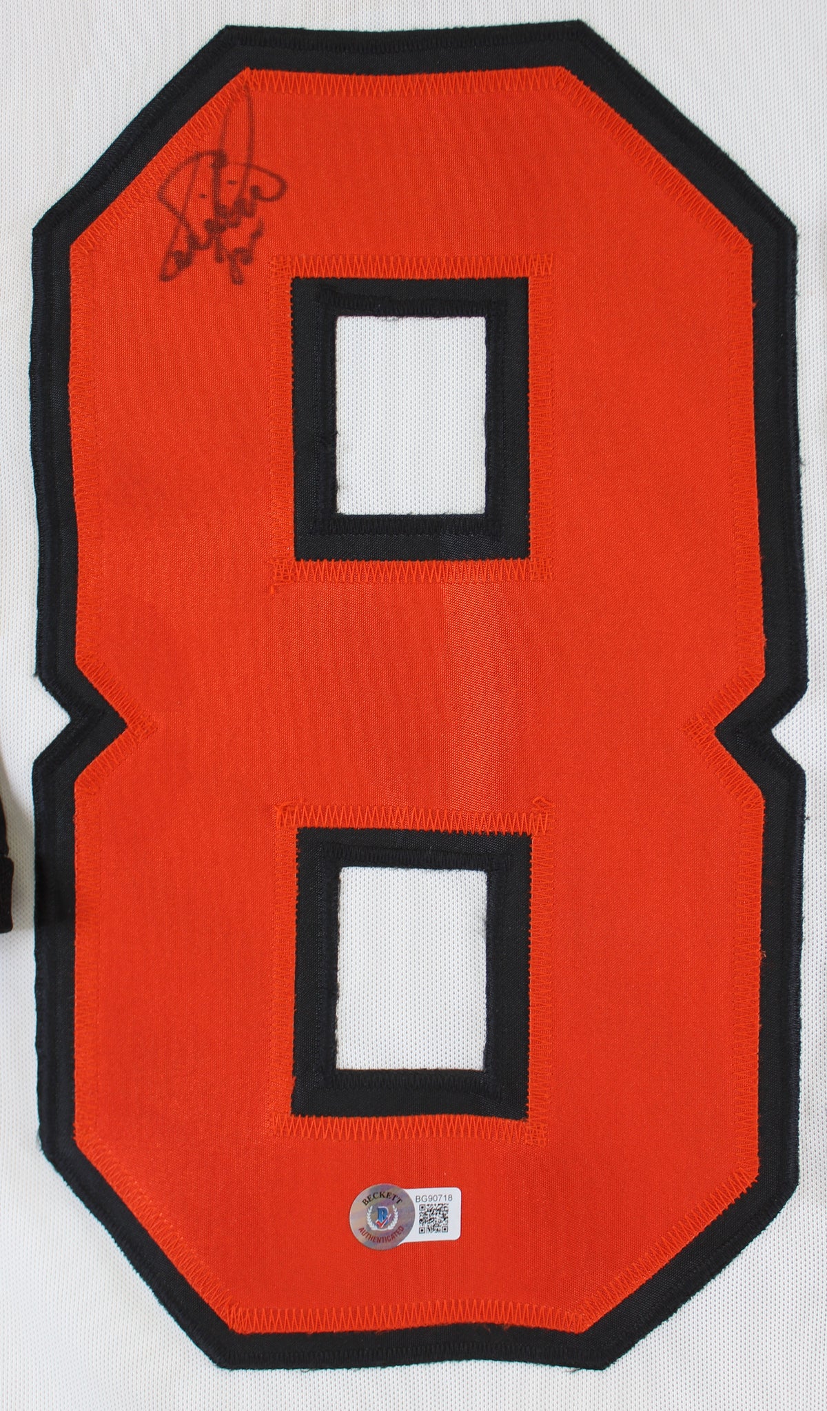 Flyers Eric Lindros Authentic Signed White CCM Jersey Autographed BAS #BG90718