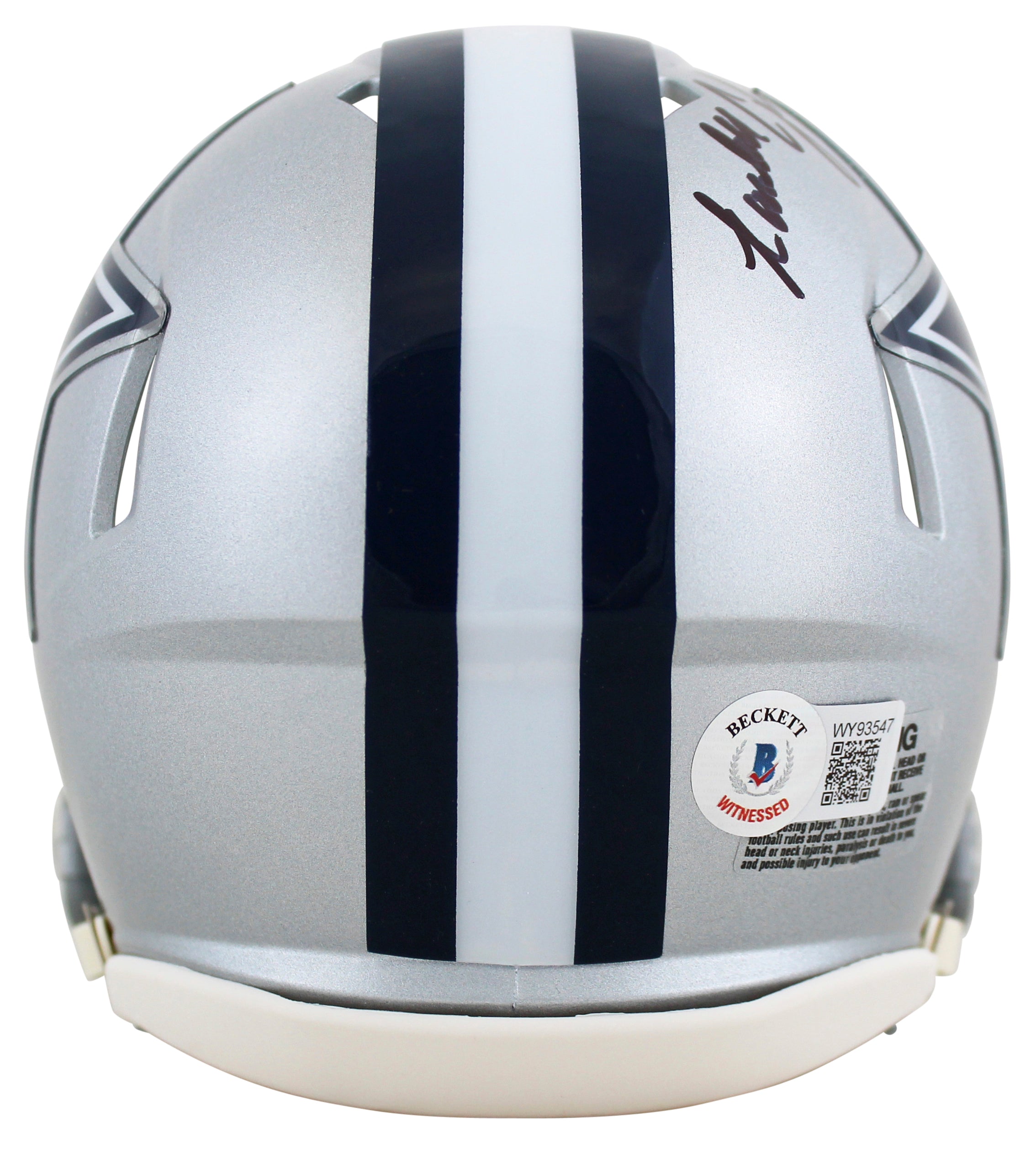 Cowboys Randall Cunningham Authentic Signed Speed Mini Helmet BAS Witnessed