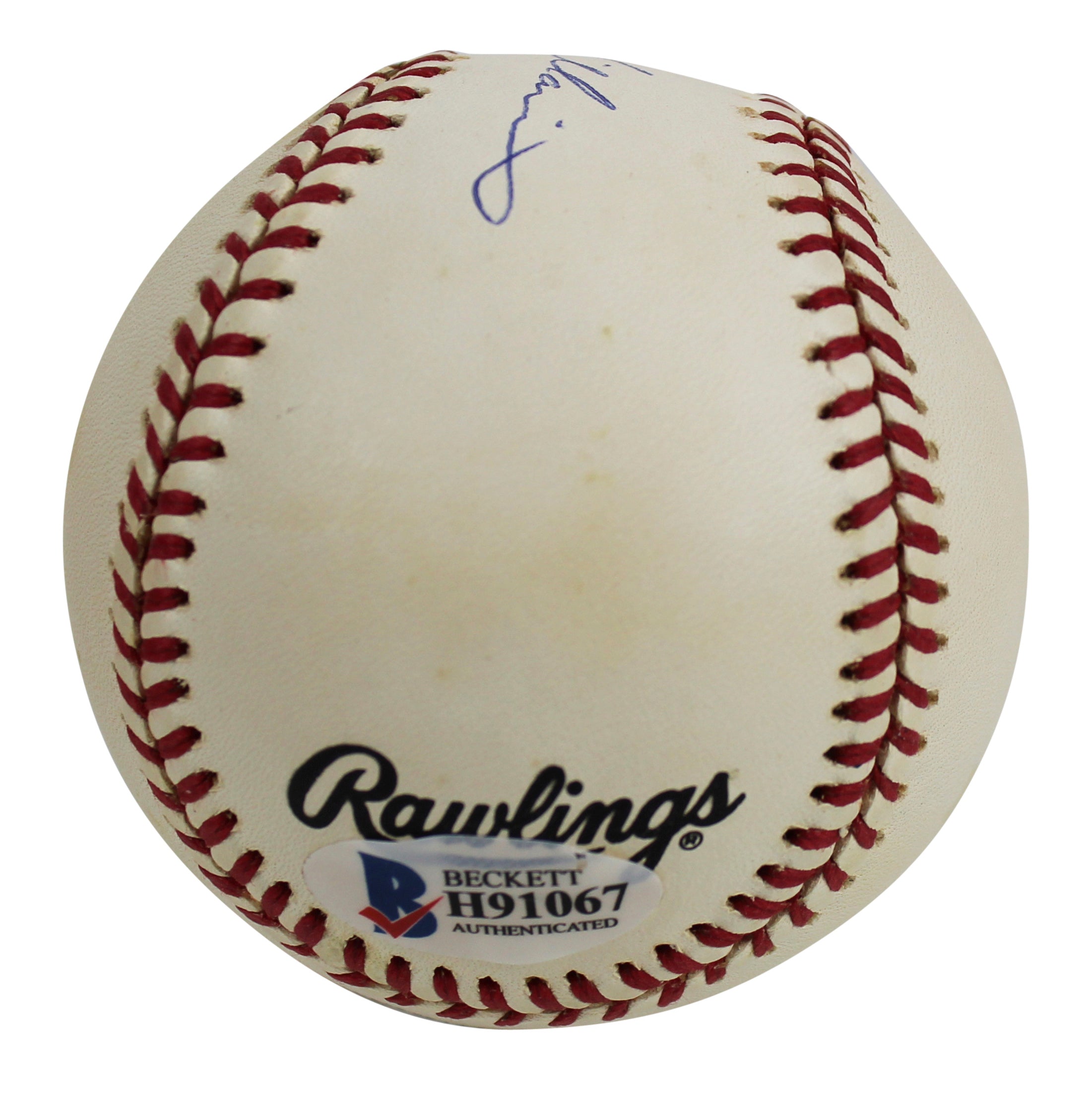 Giants Matt Williams Authentic Signed Coleman Onl Baseball BAS #H91067