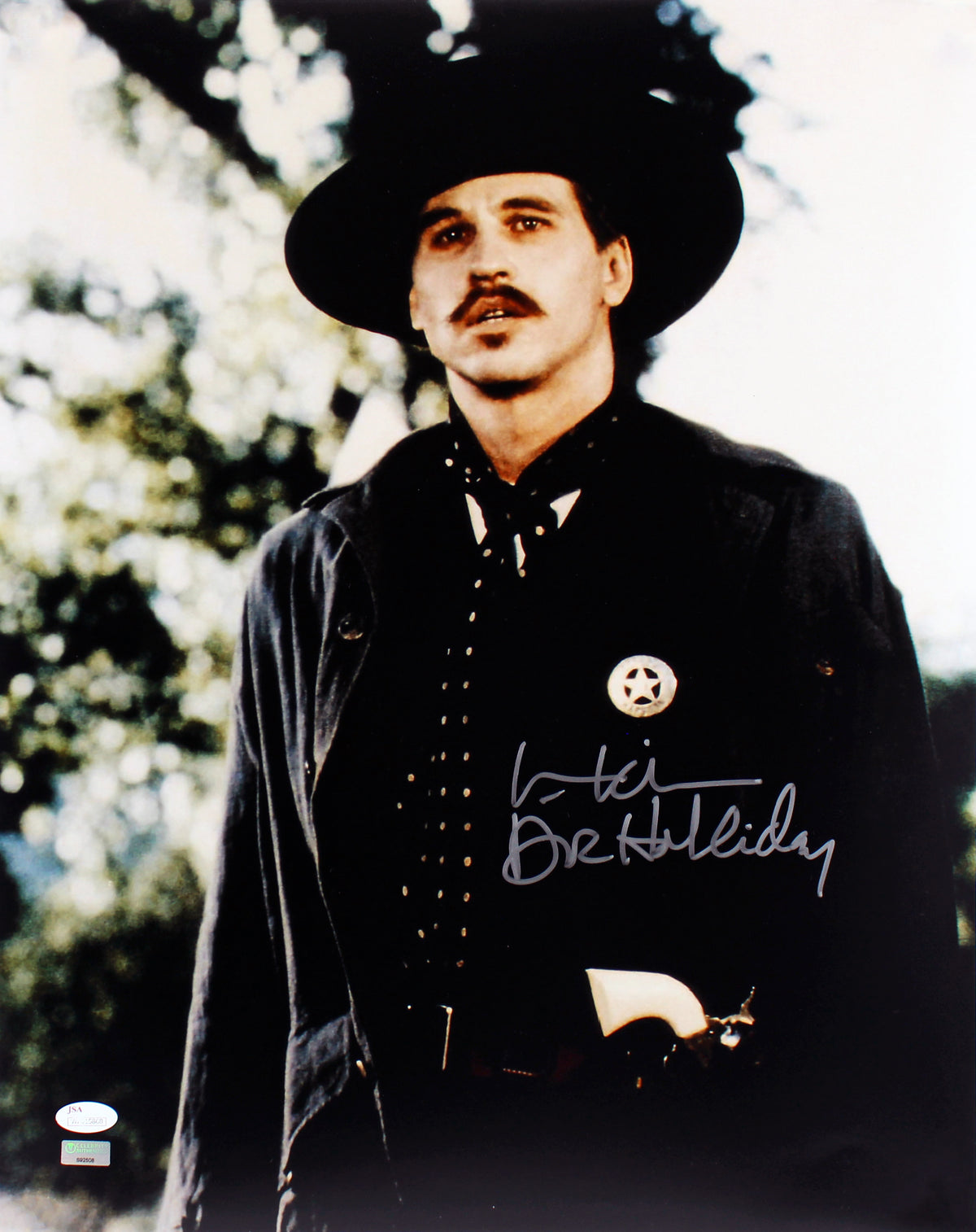 Val Kilmer Tombstone "Doc Holiday" Authentic Signed 16x20 Photo JSA #WP515868