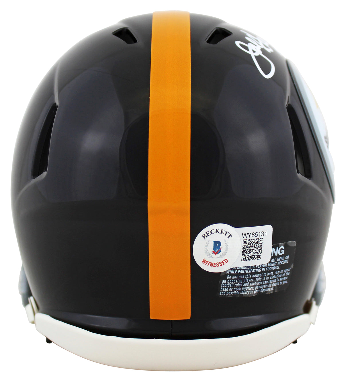 Steelers Joe Greene "HOF 87" Authentic Signed 63-76 TB Speed Mini Helmet BAS Wit