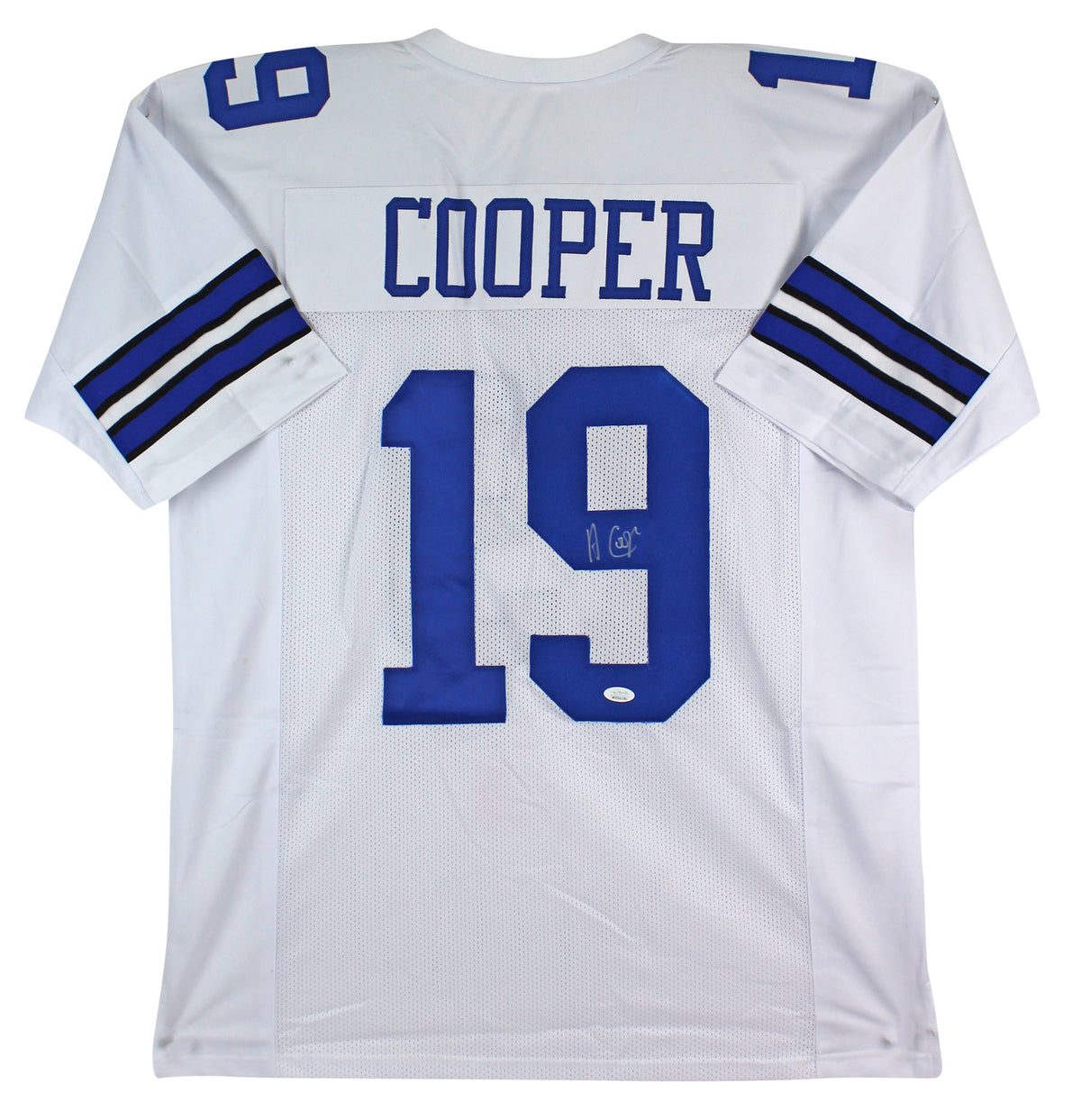 Amari Cooper Authentic Signed White Pro Style Jersey Autographed JSA Witness