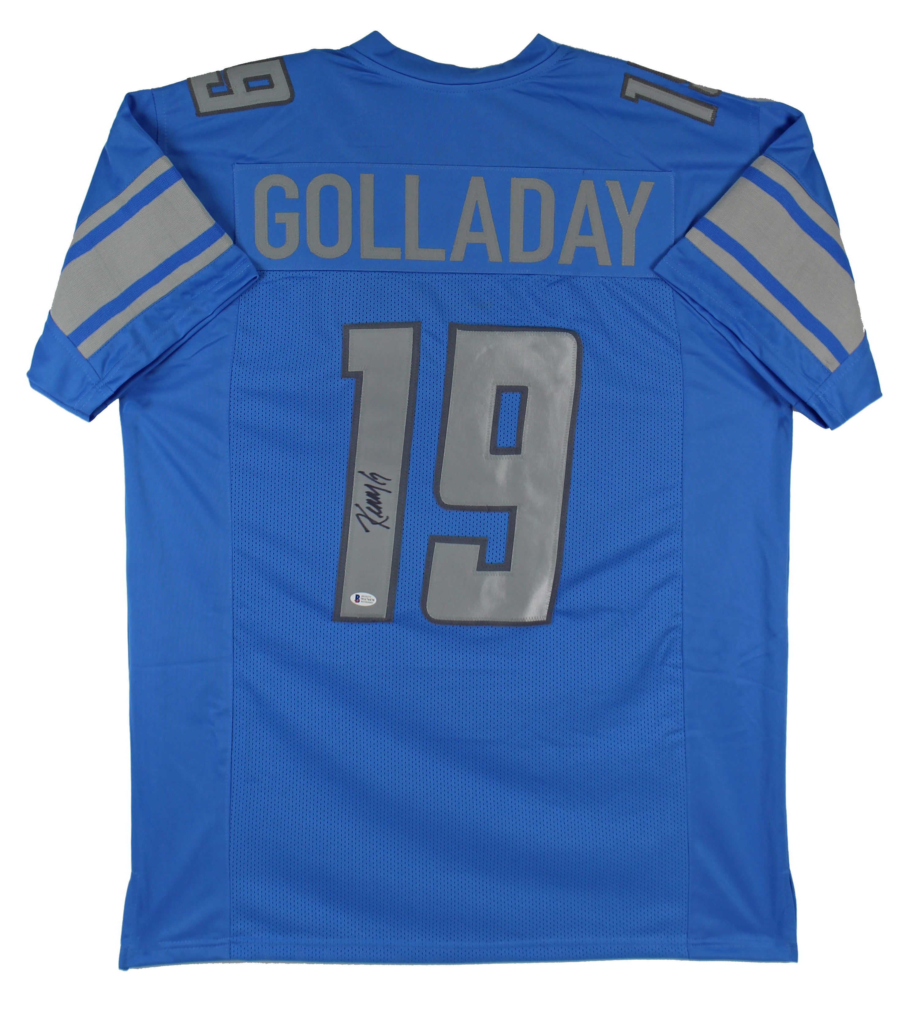 Kenny Golladay Authentic Signed Blue Pro Style Jersey Autographed BAS Witnessed